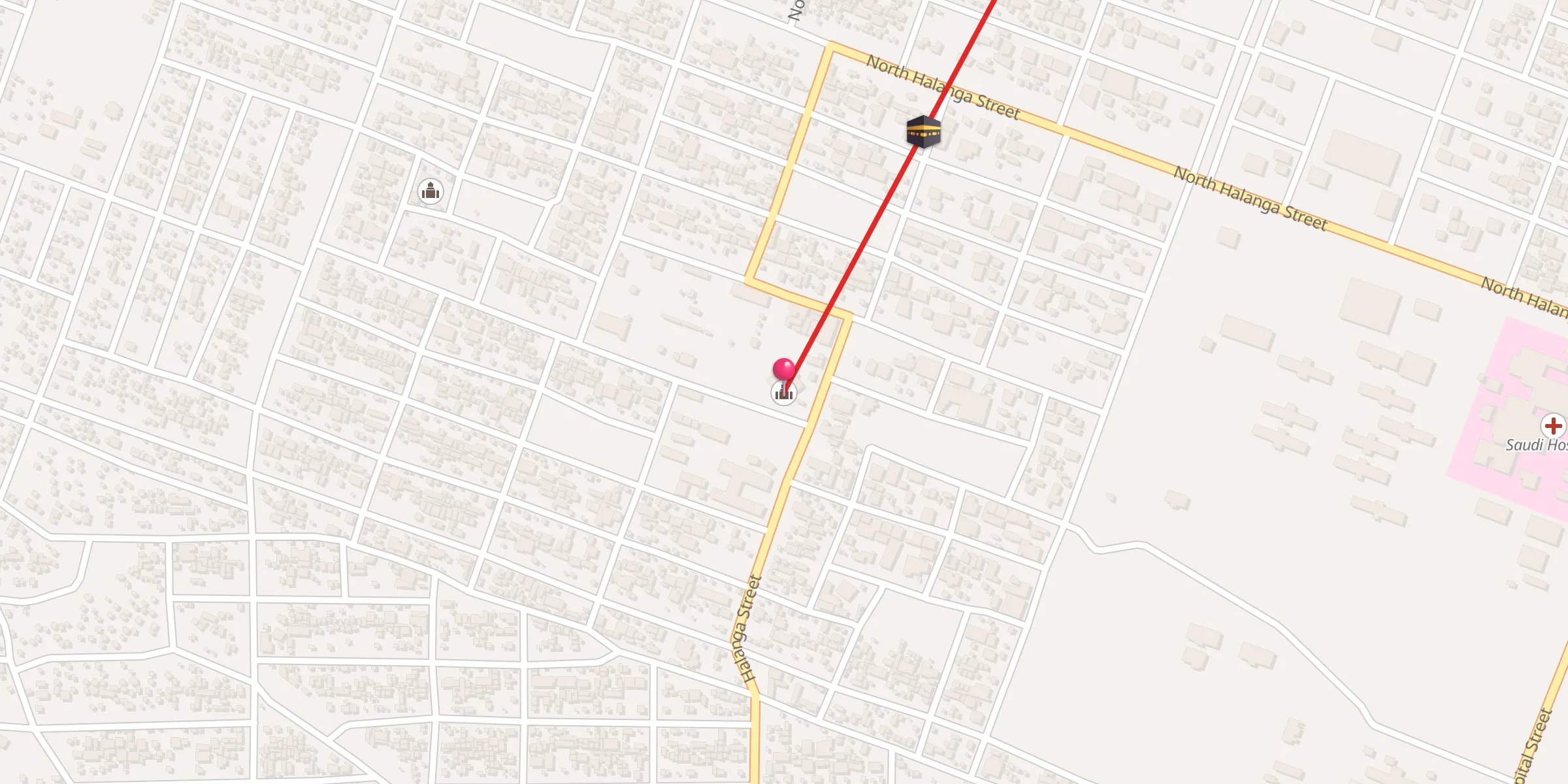 Carte de localisation : Mosquée