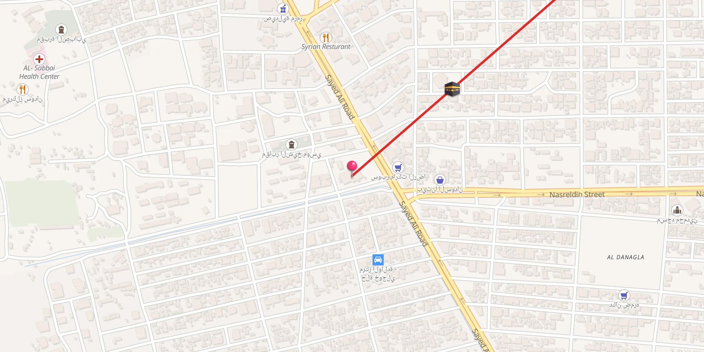 Carte de localisation : Hassan Mitwali Mosque