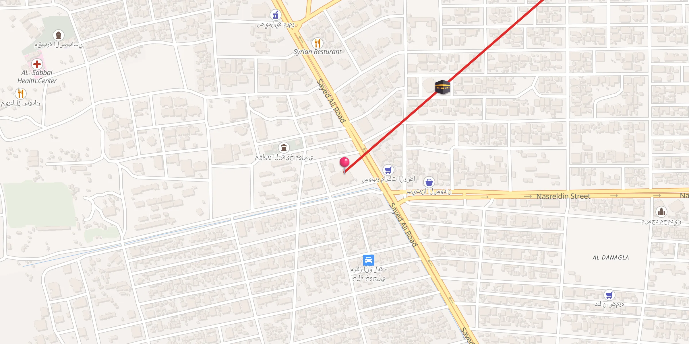 Carte de localisation : مجمع حسن متولي الاسلامي