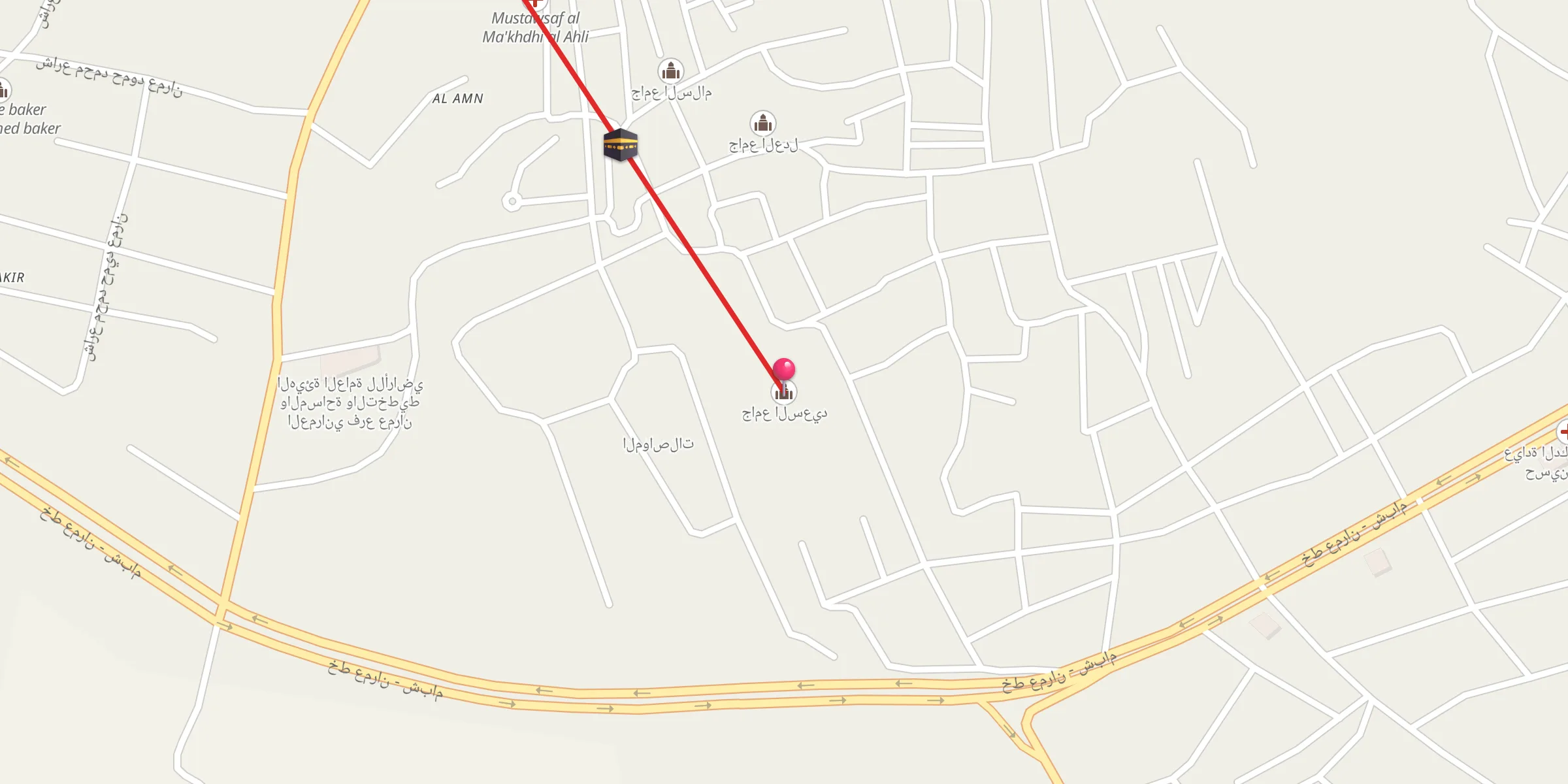 Carte de localisation : جامع السعيد