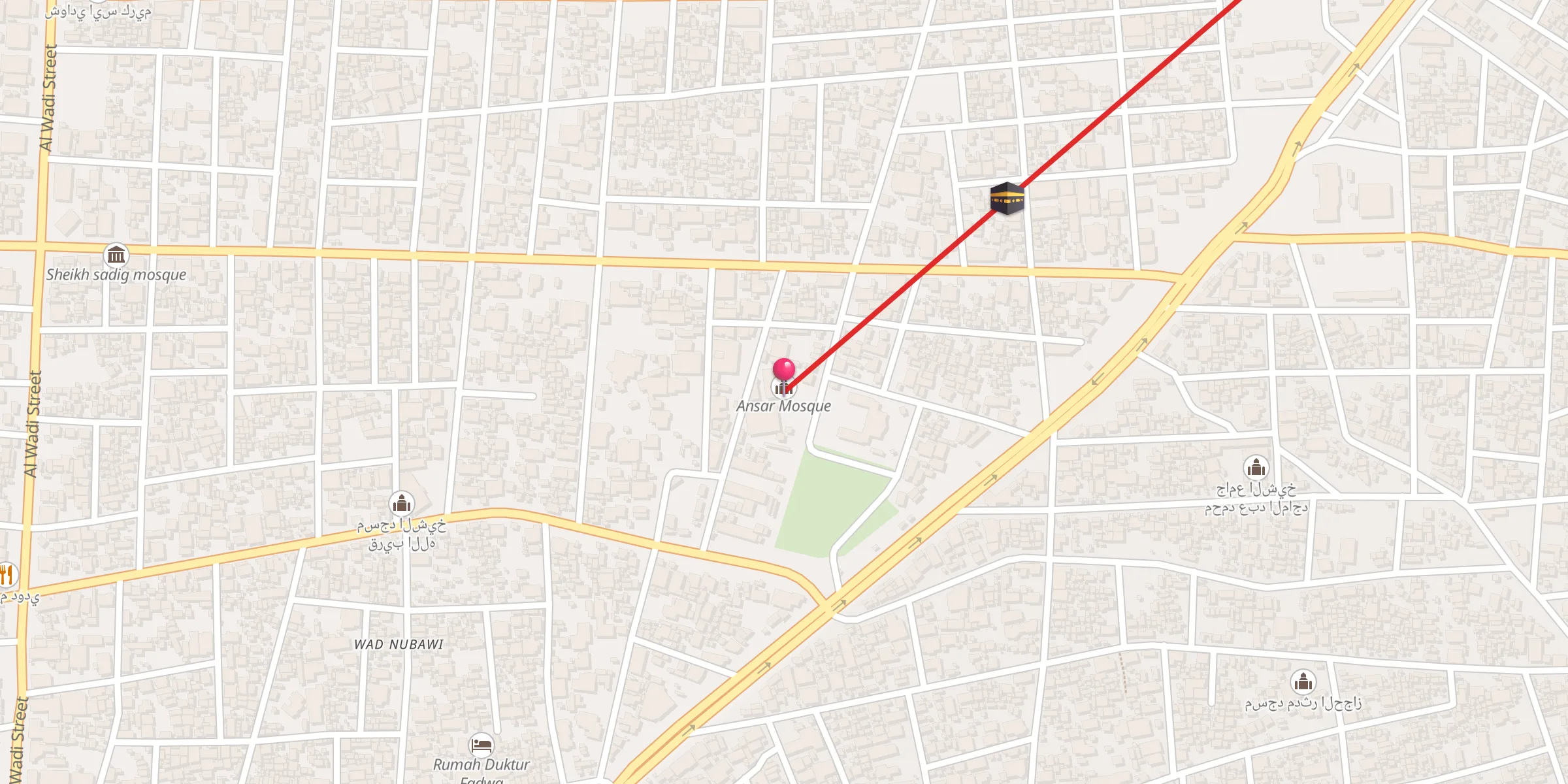 Carte de localisation : Ansar Mosque