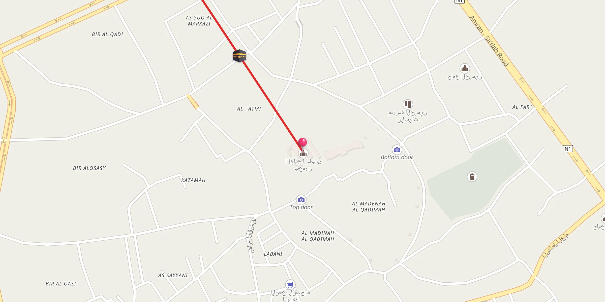 Carte de localisation : الجامع الكبير بعمران