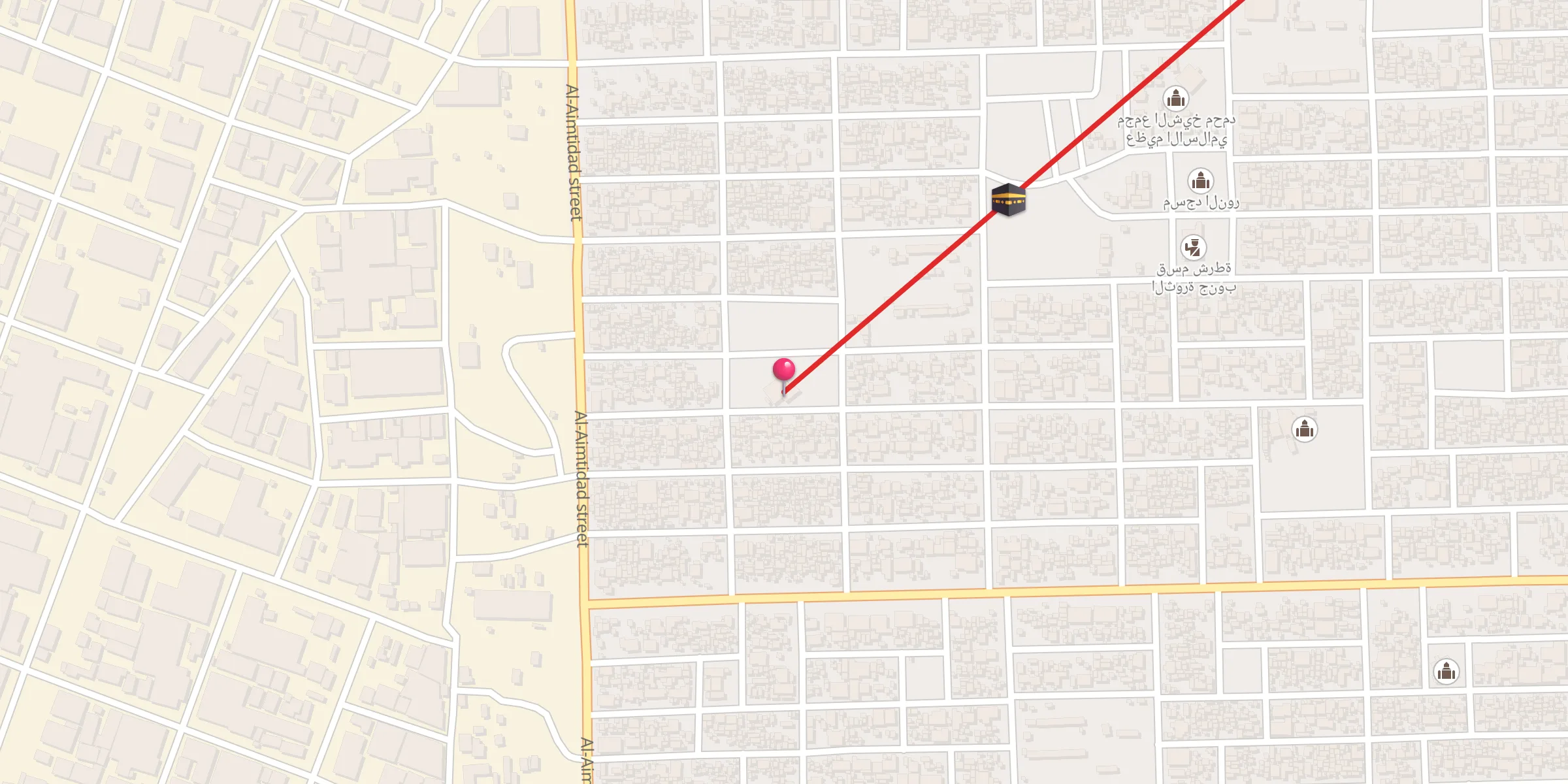 Carte de localisation : جامع الحارة 11