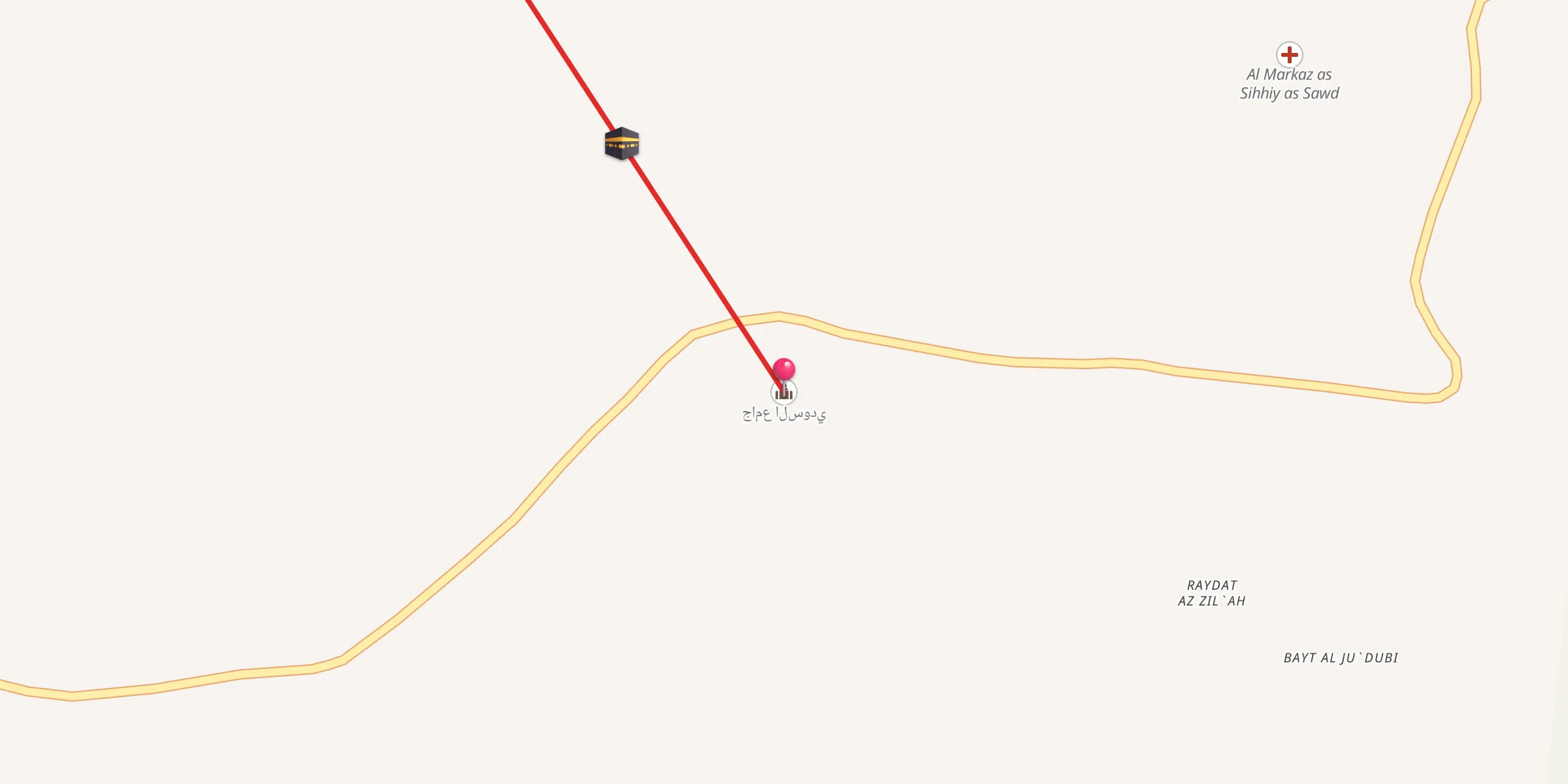 Carte de localisation : جامع السودي
