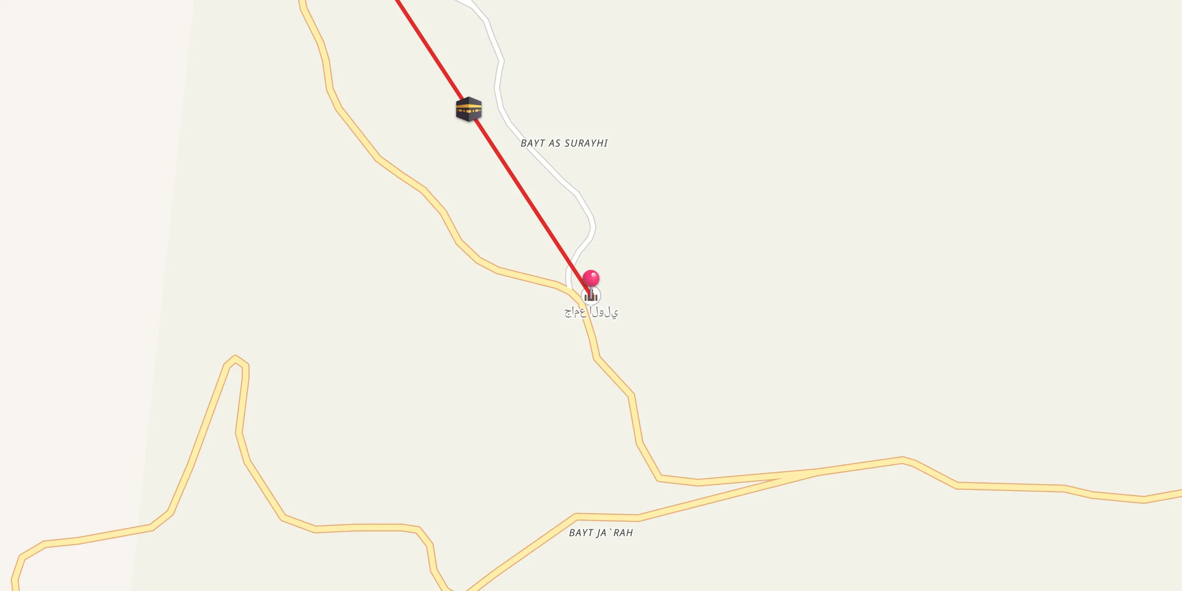 Carte de localisation : جامع الولي
