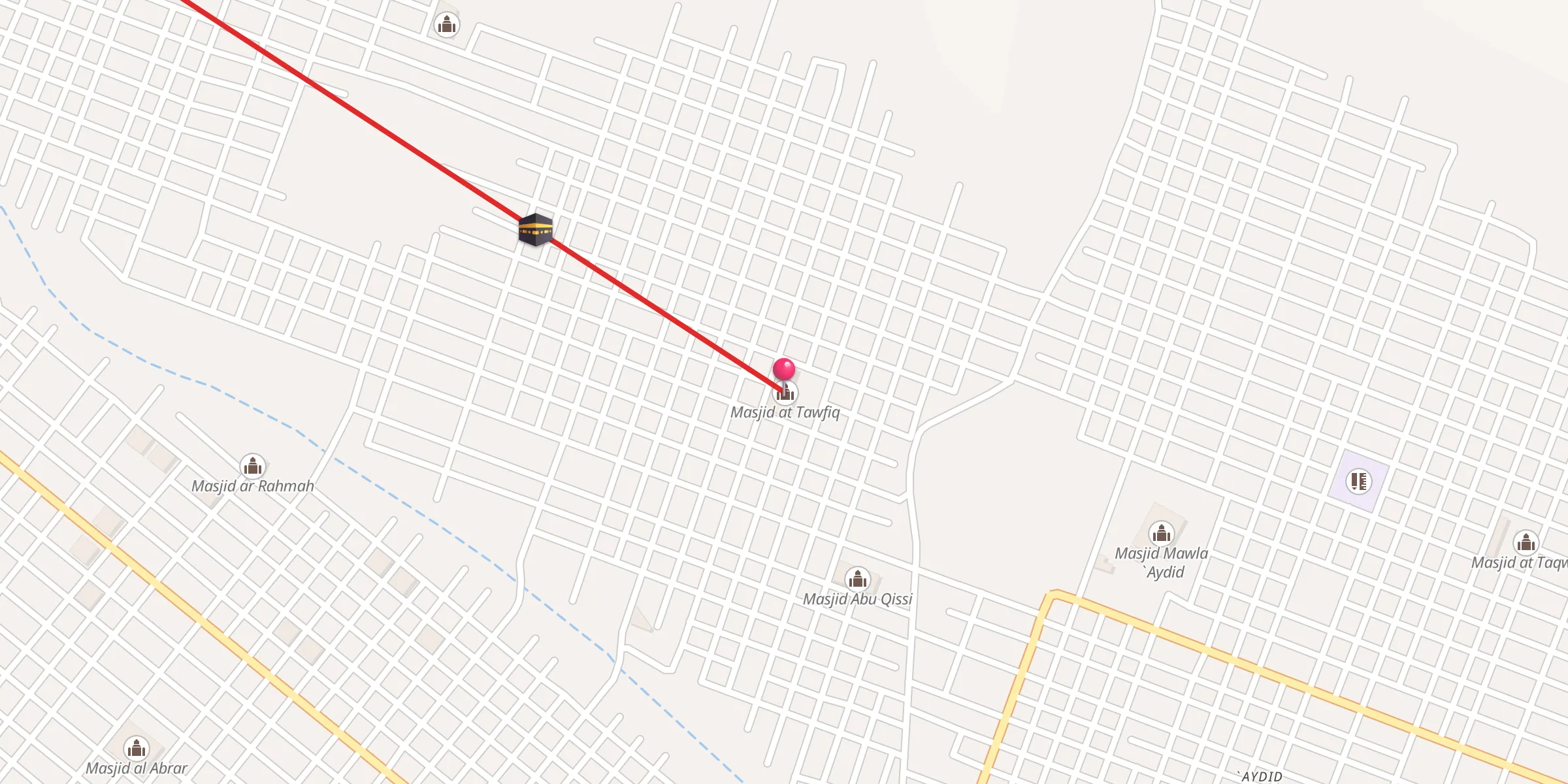 Carte de localisation : مسجد التوفيق