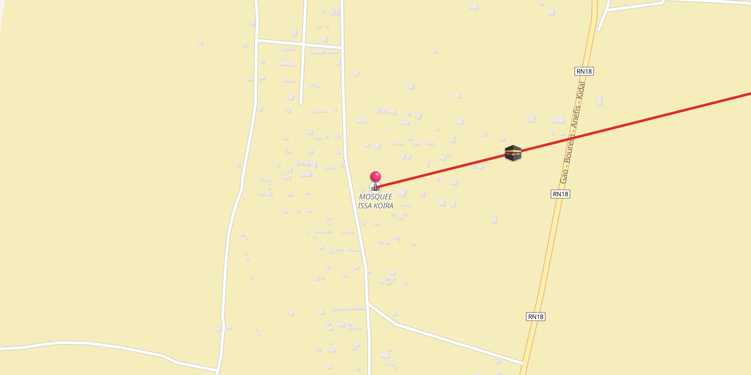 Carte de localisation : MOSQUEE ISSA KOIRA