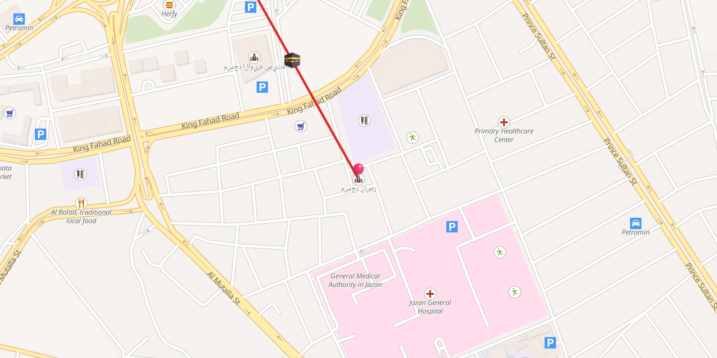 Carte de localisation : مسجد ناصر