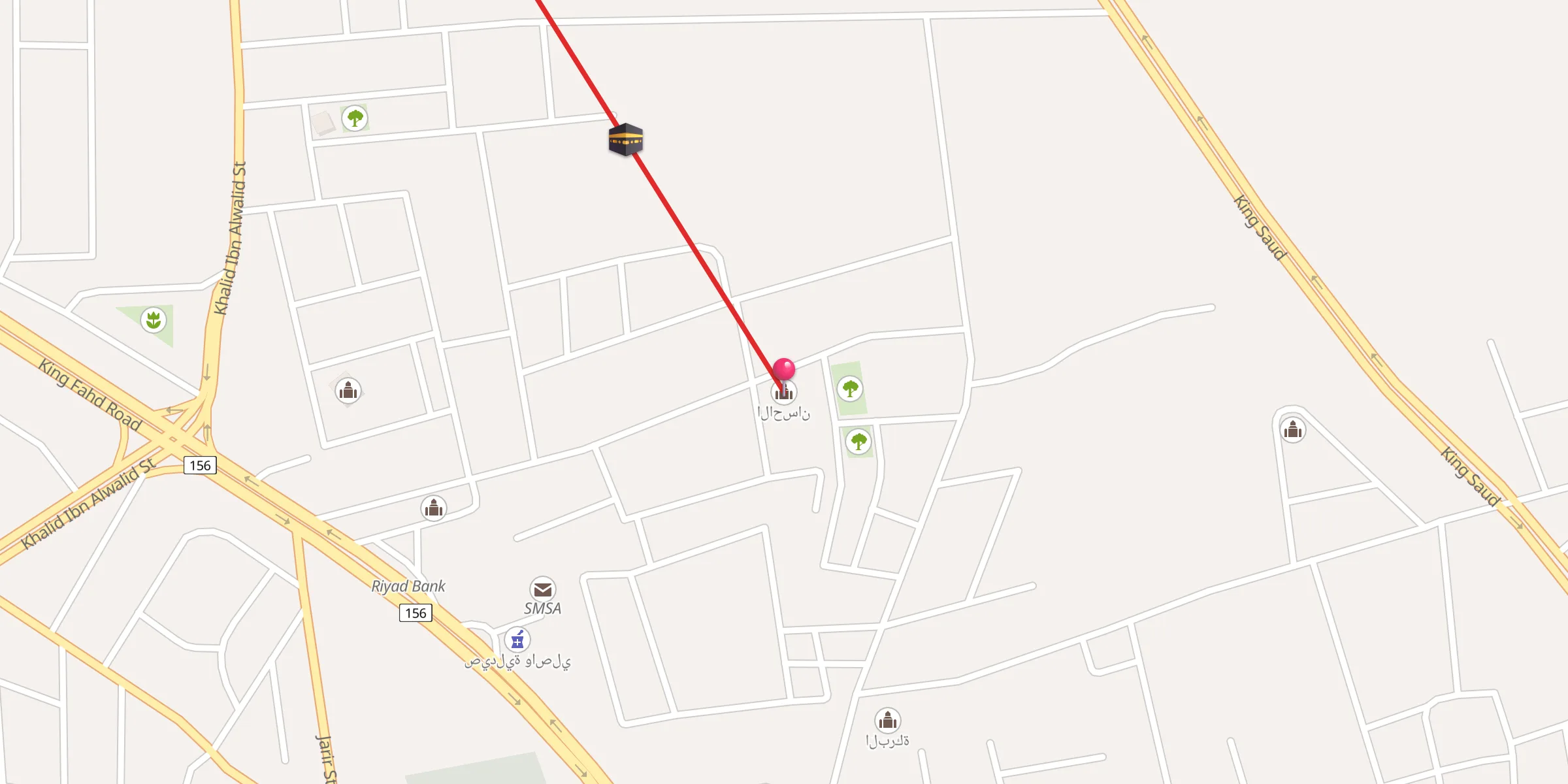 Carte de localisation : الاحسان