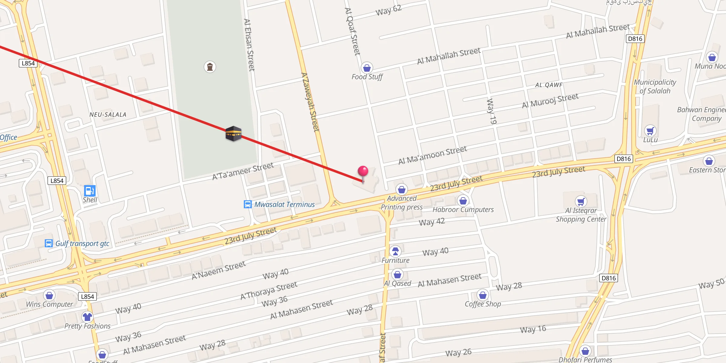 Carte de localisation : Masjid Al Zawiyah