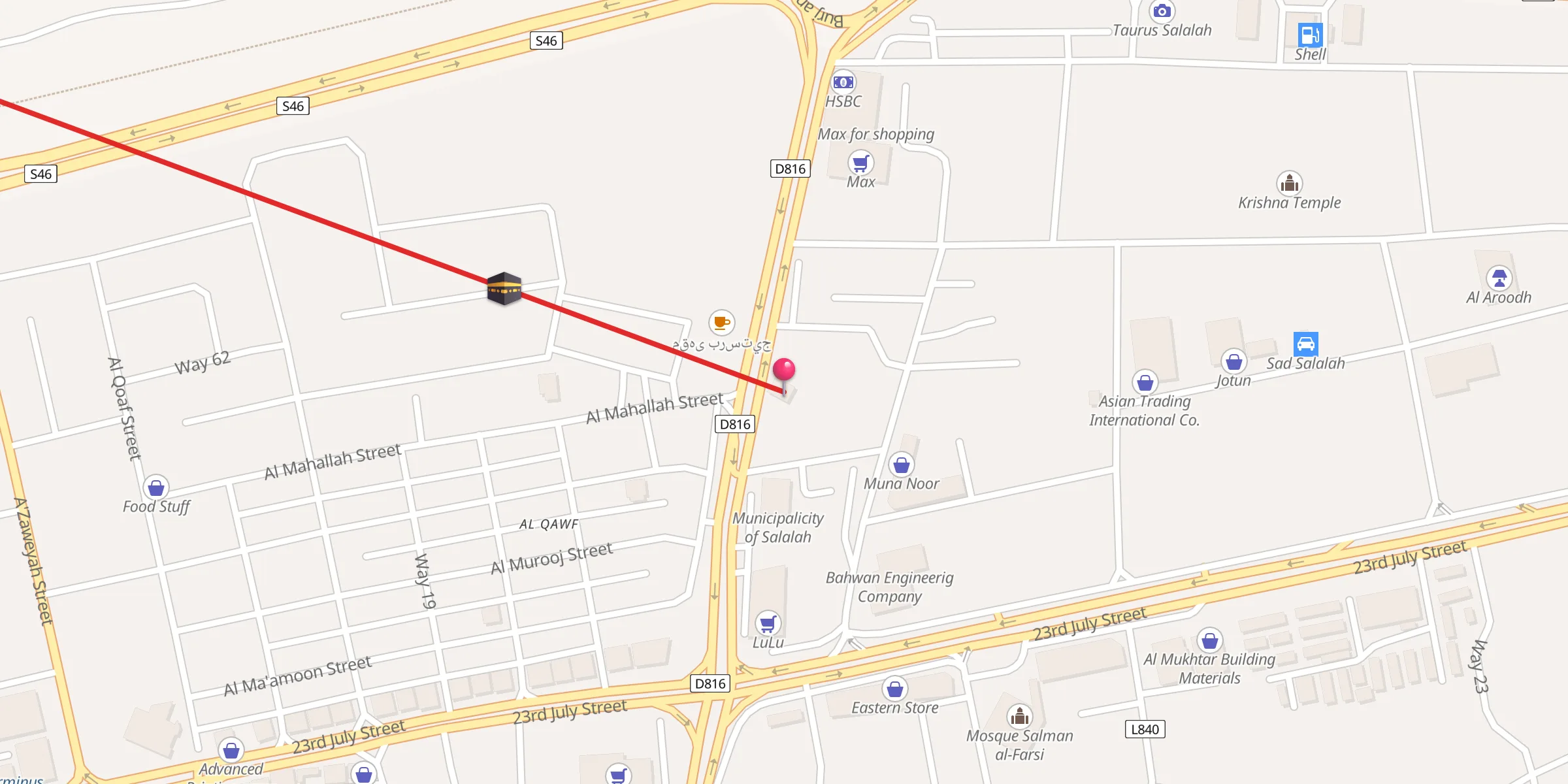 Carte de localisation : Nabi Umrah Mausoleum