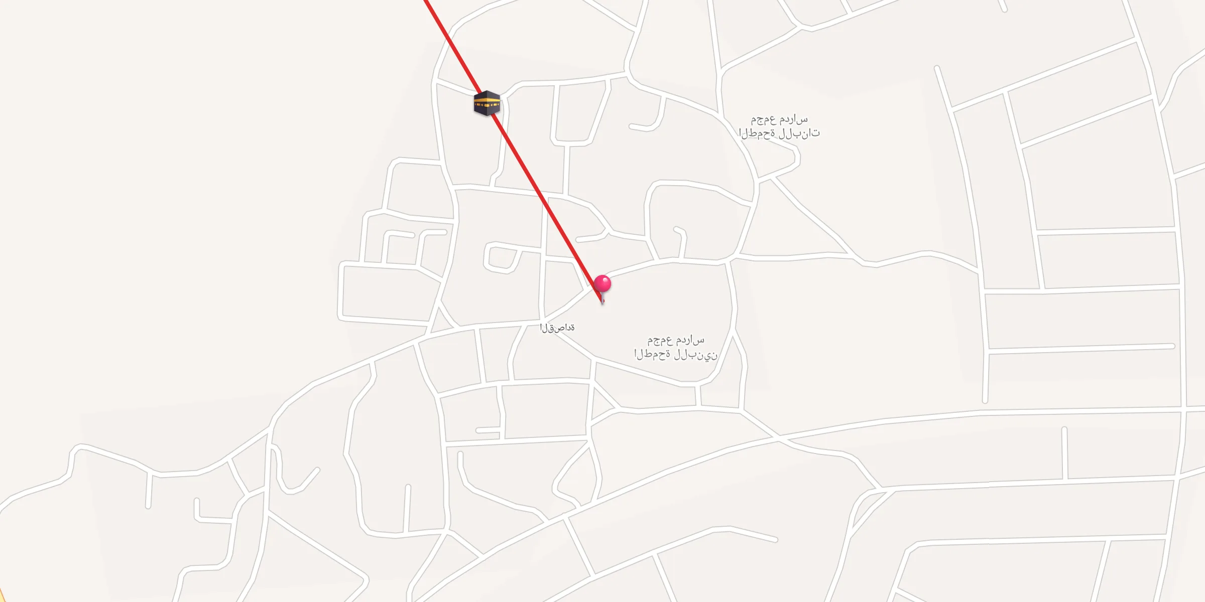 Carte de localisation : جامع الشيخ إبراهيم بن علي القصادي الطميحي