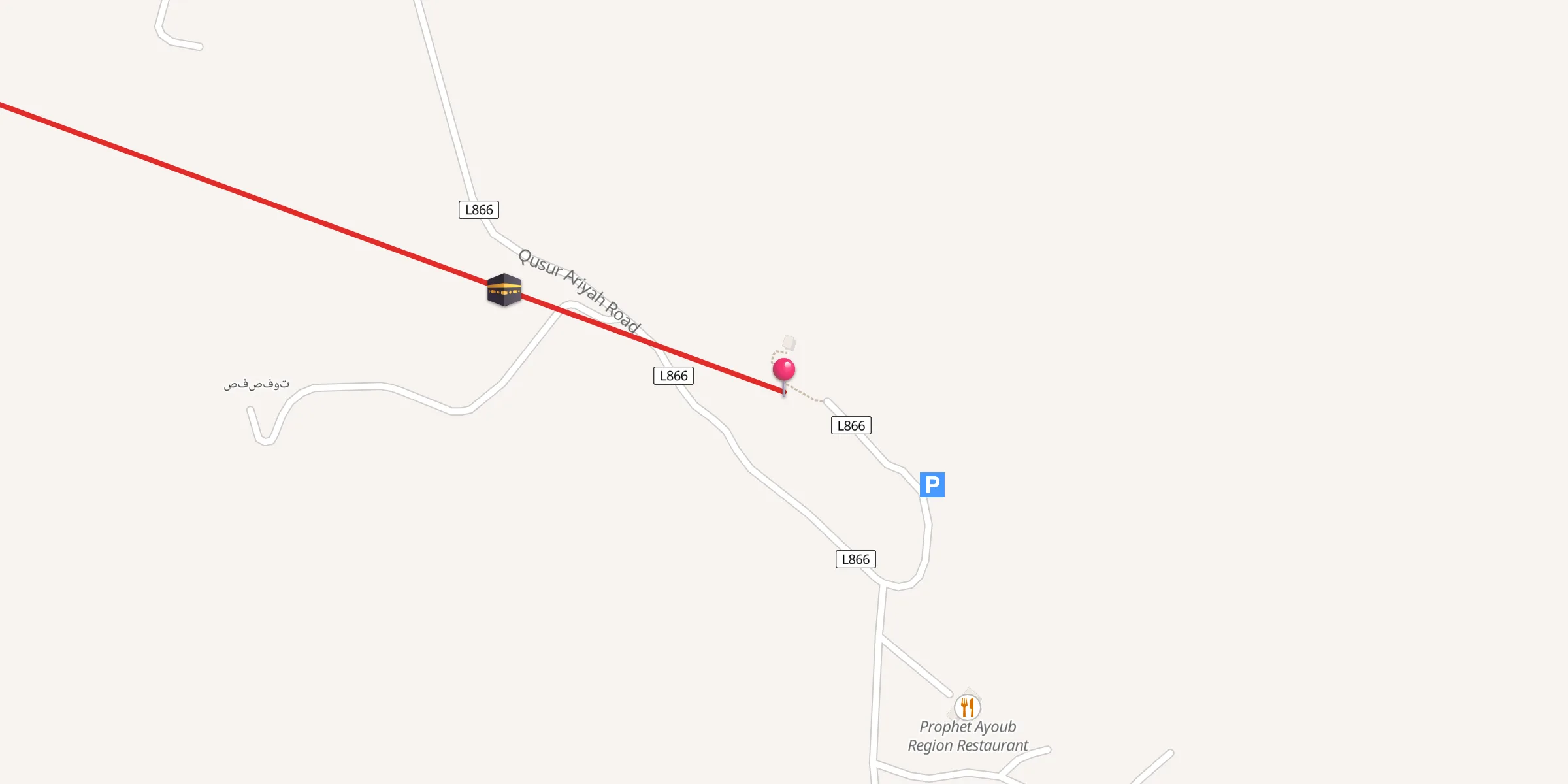 Carte de localisation : مسجد الضريح نبي أيوب عليه الصلاة والسلام