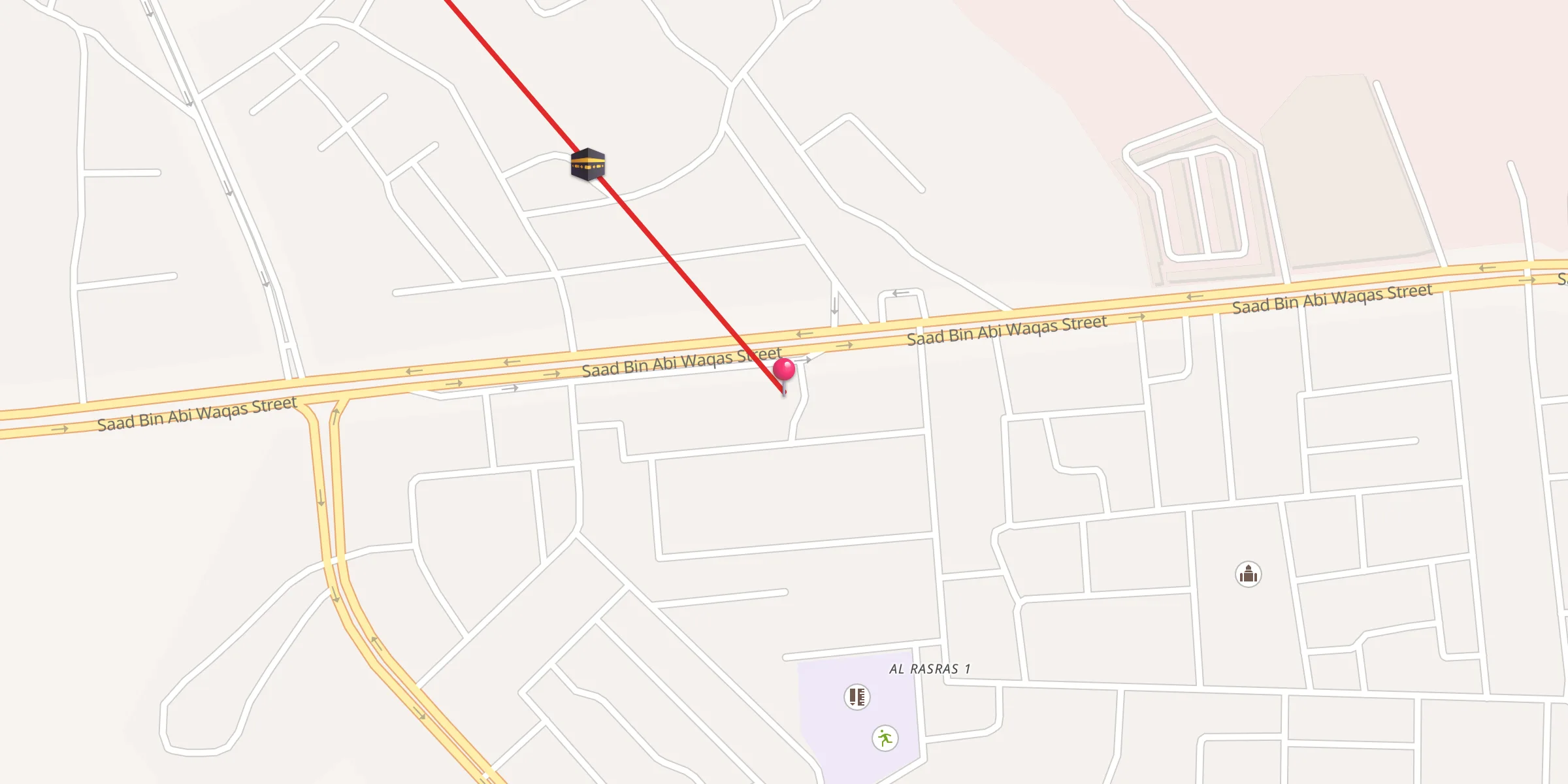 Carte de localisation : مسجد التوحيد