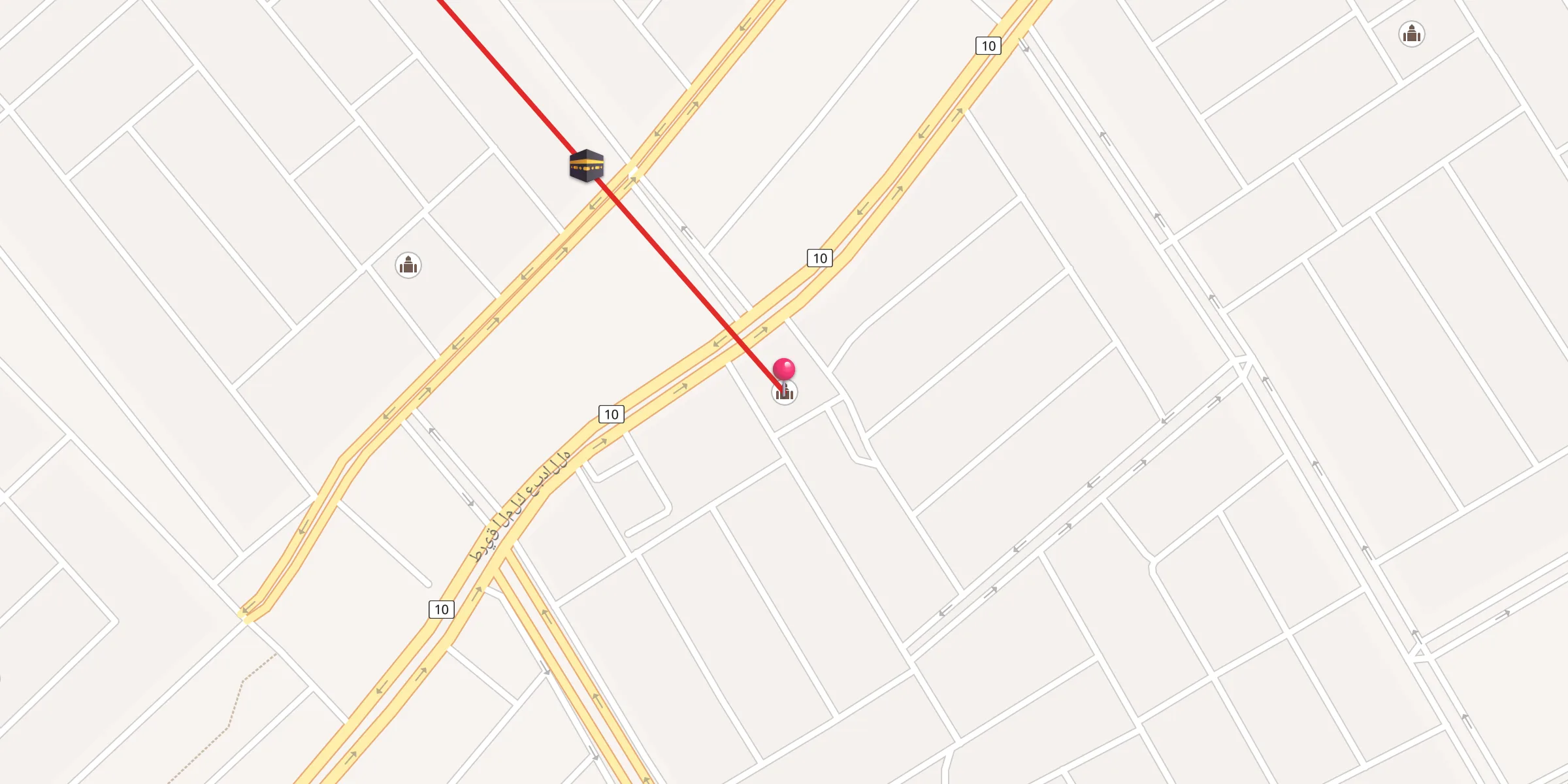 Carte de localisation : Mosquée