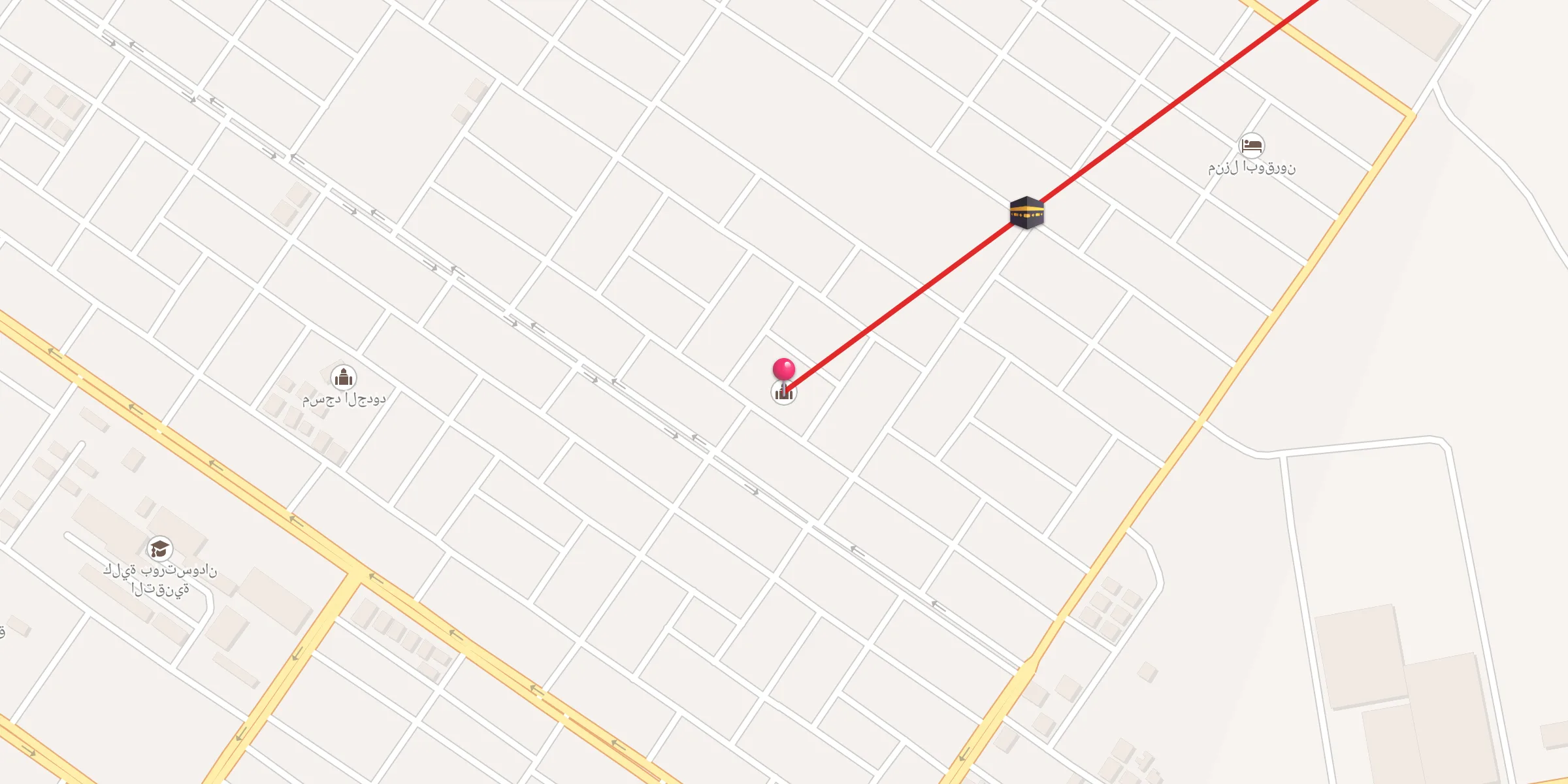 Carte de localisation : Mosquée