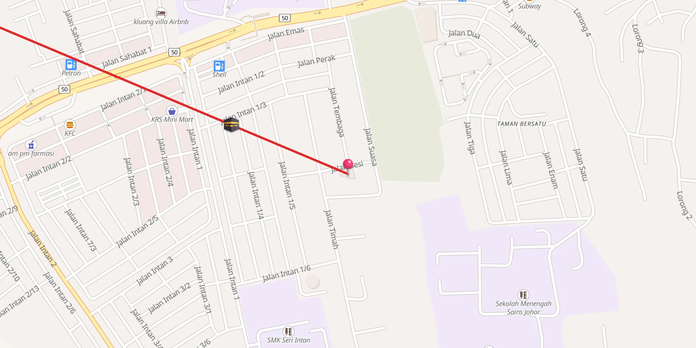 Carte de localisation : Surau