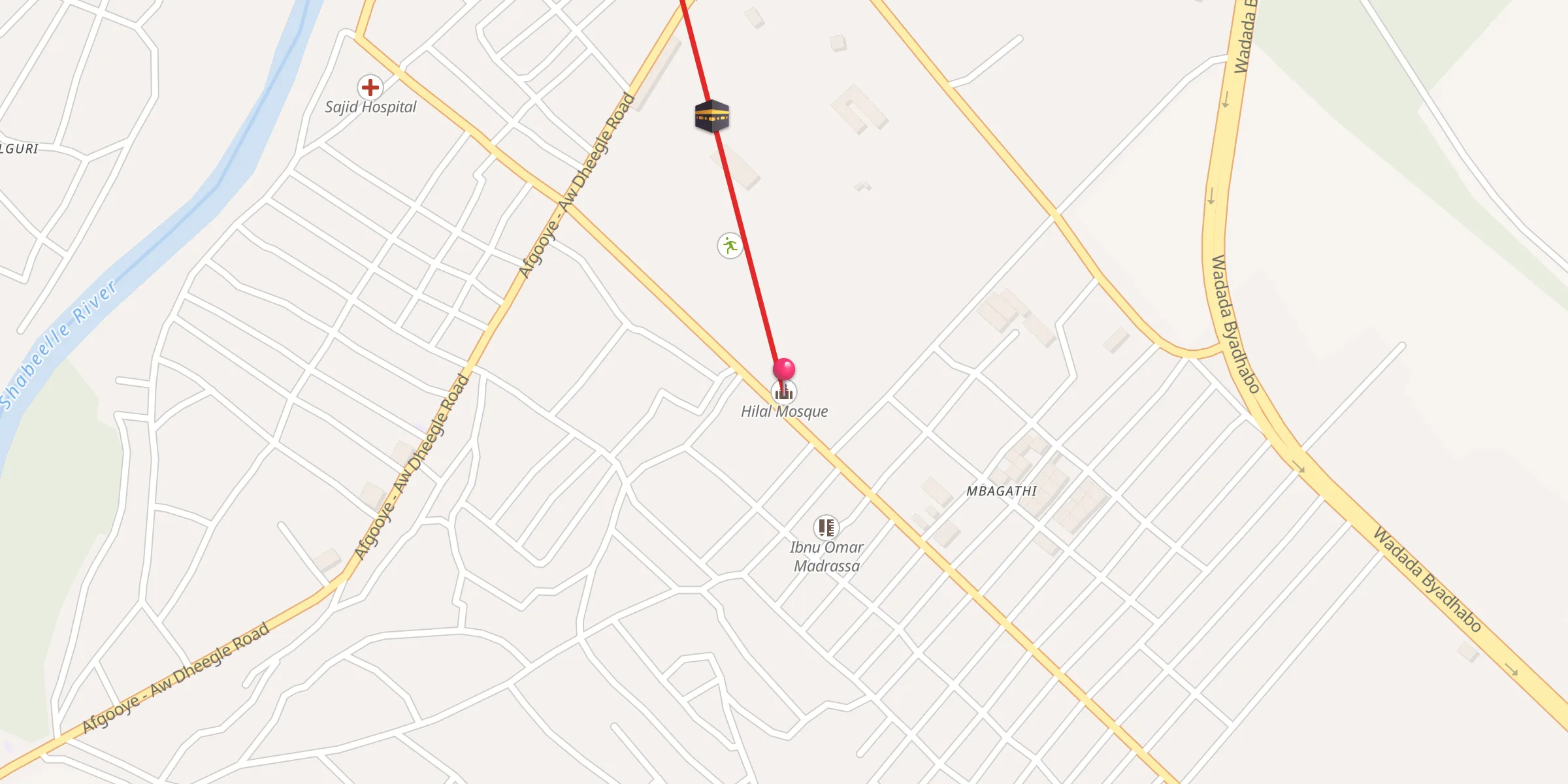 Carte de localisation : Hilal Mosque