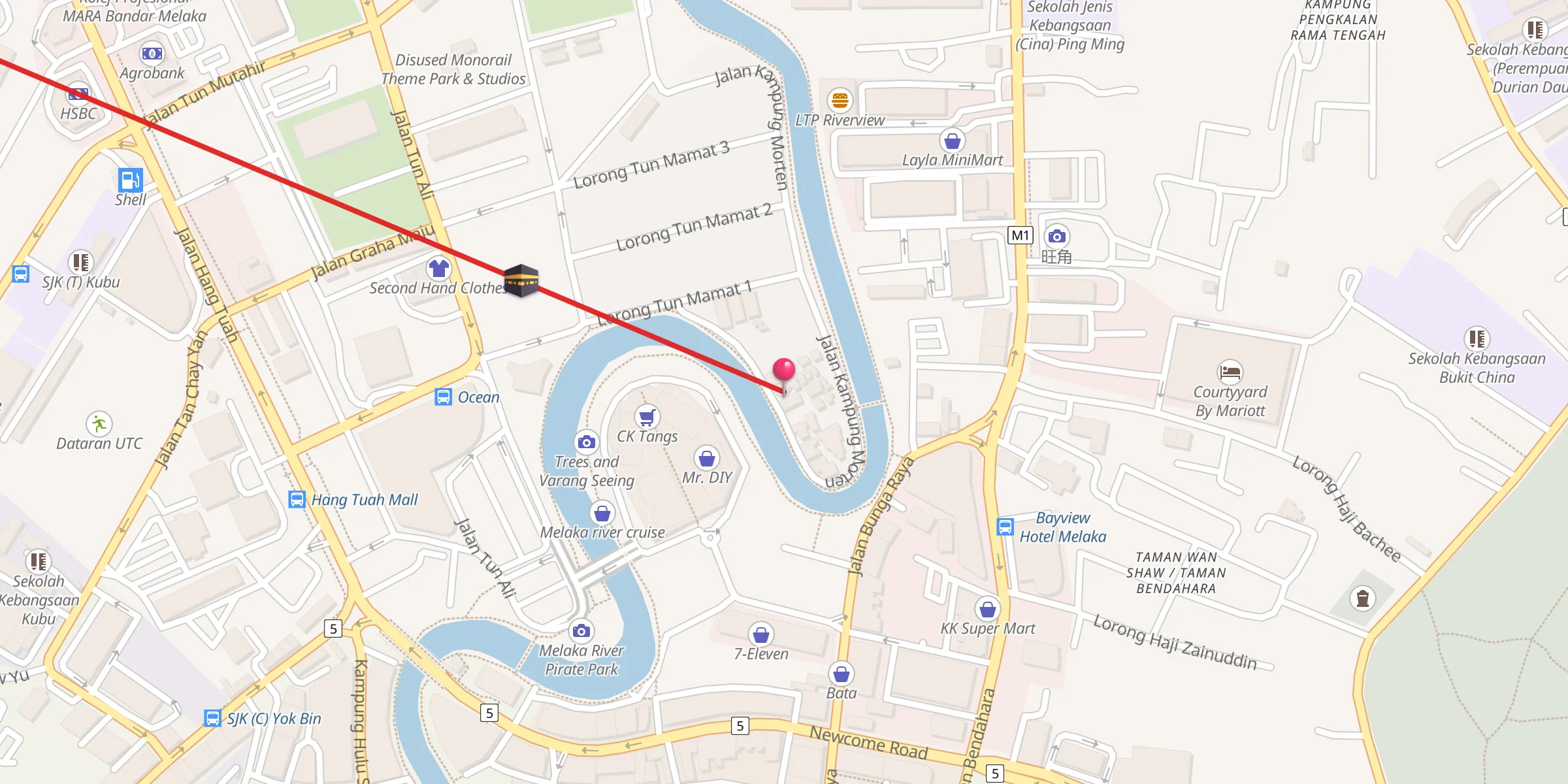Carte de localisation : Surau Al Abidin
