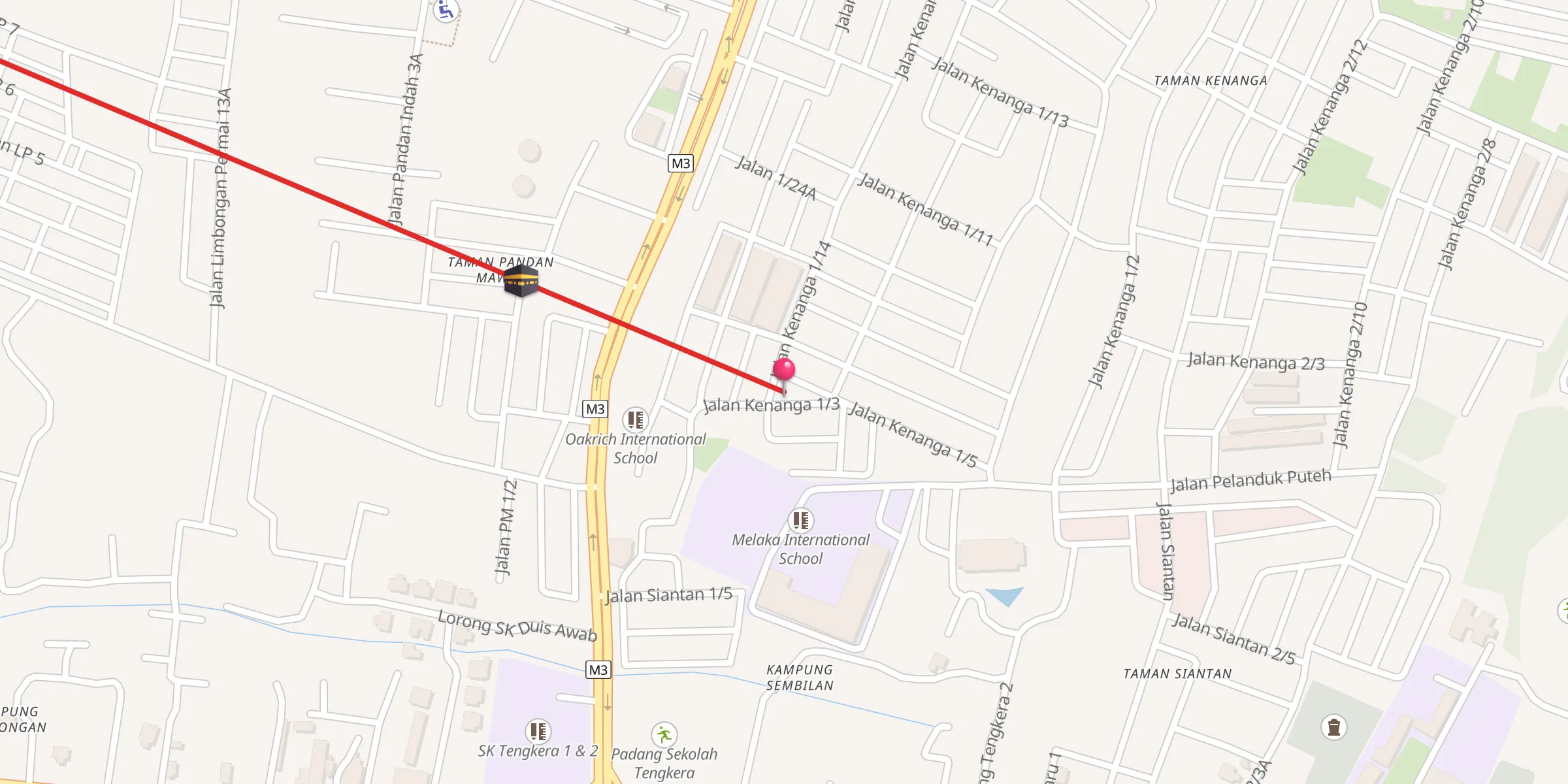 Carte de localisation : Surau
