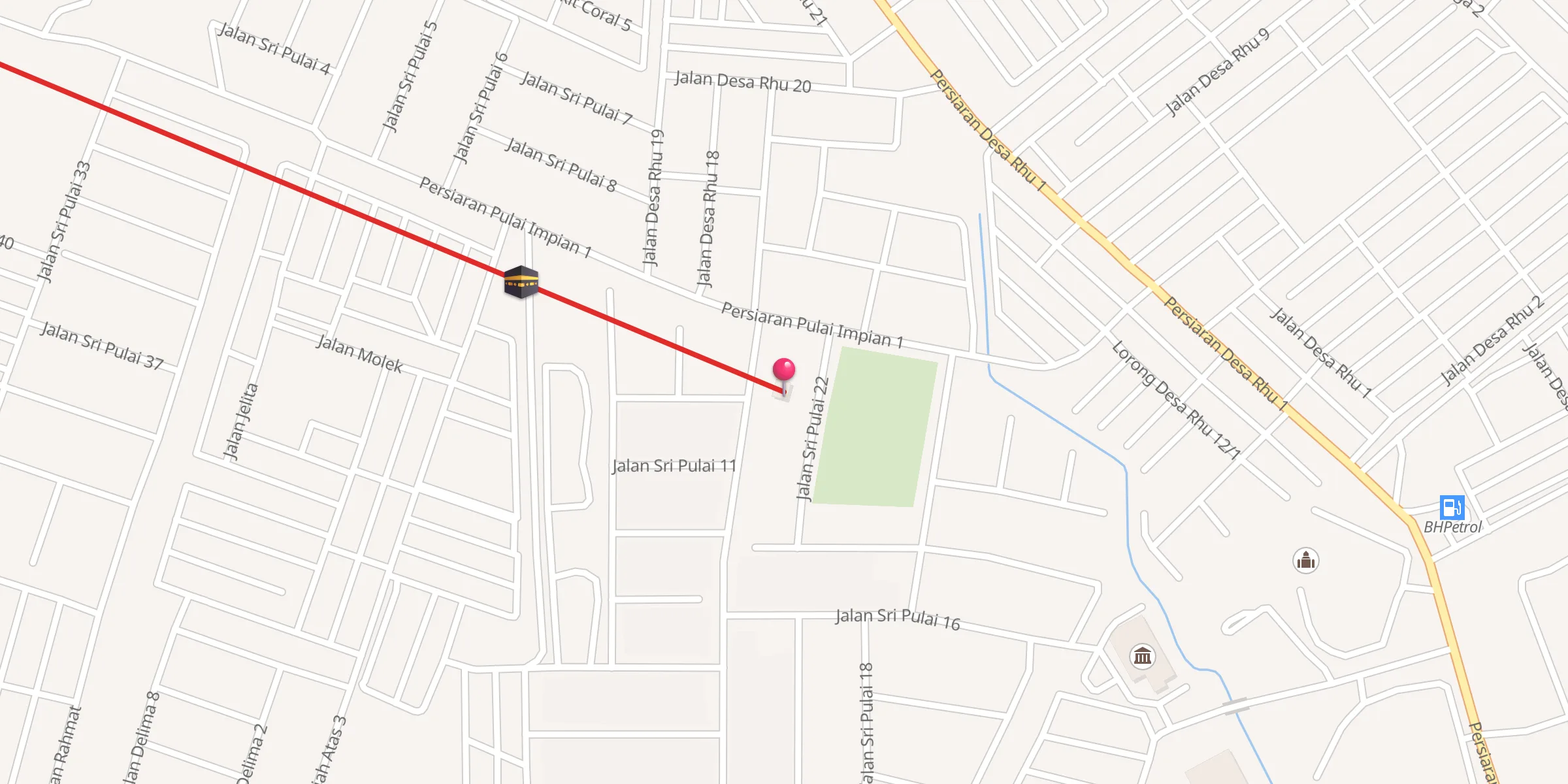 Carte de localisation : Surau