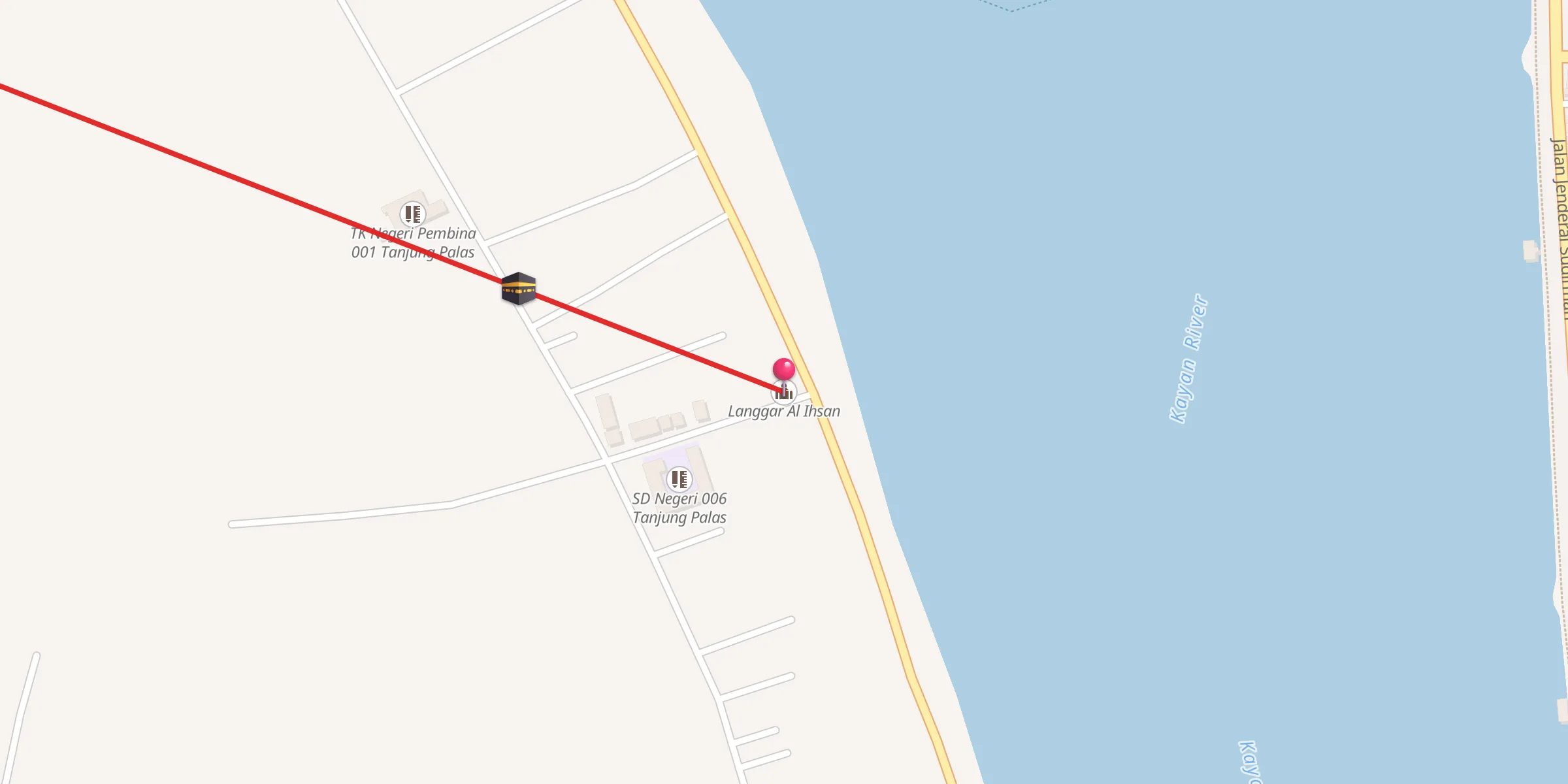Carte de localisation : Langgar Al Ihsan