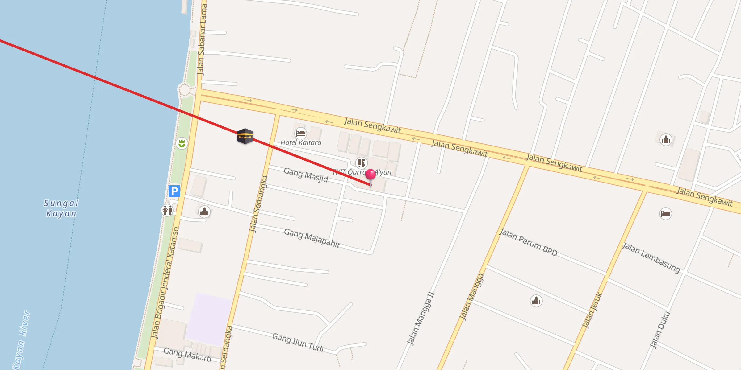 Carte de localisation : Masjid Jami Nurussalam