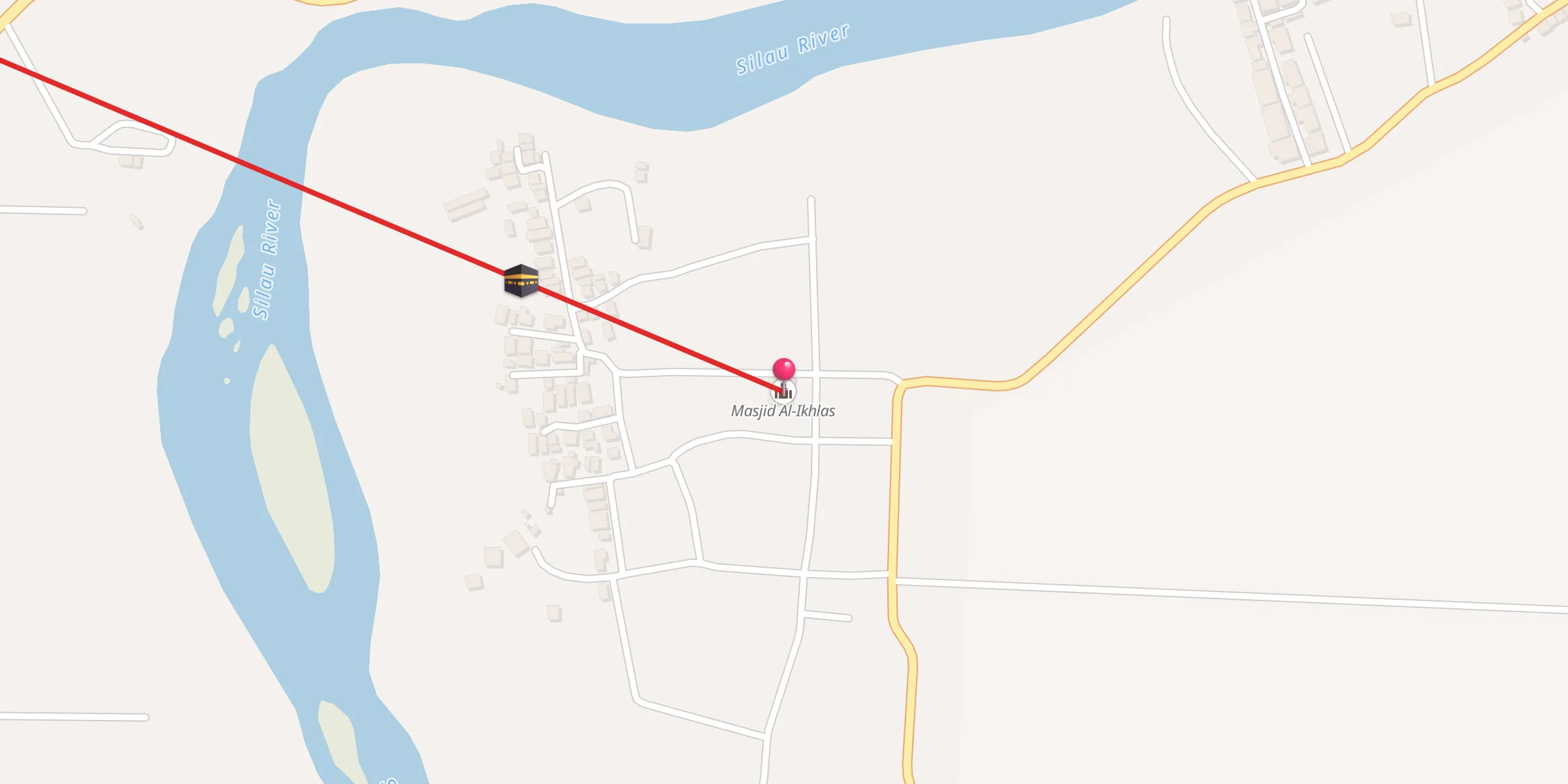 Carte de localisation : Masjid Al-Ikhlas