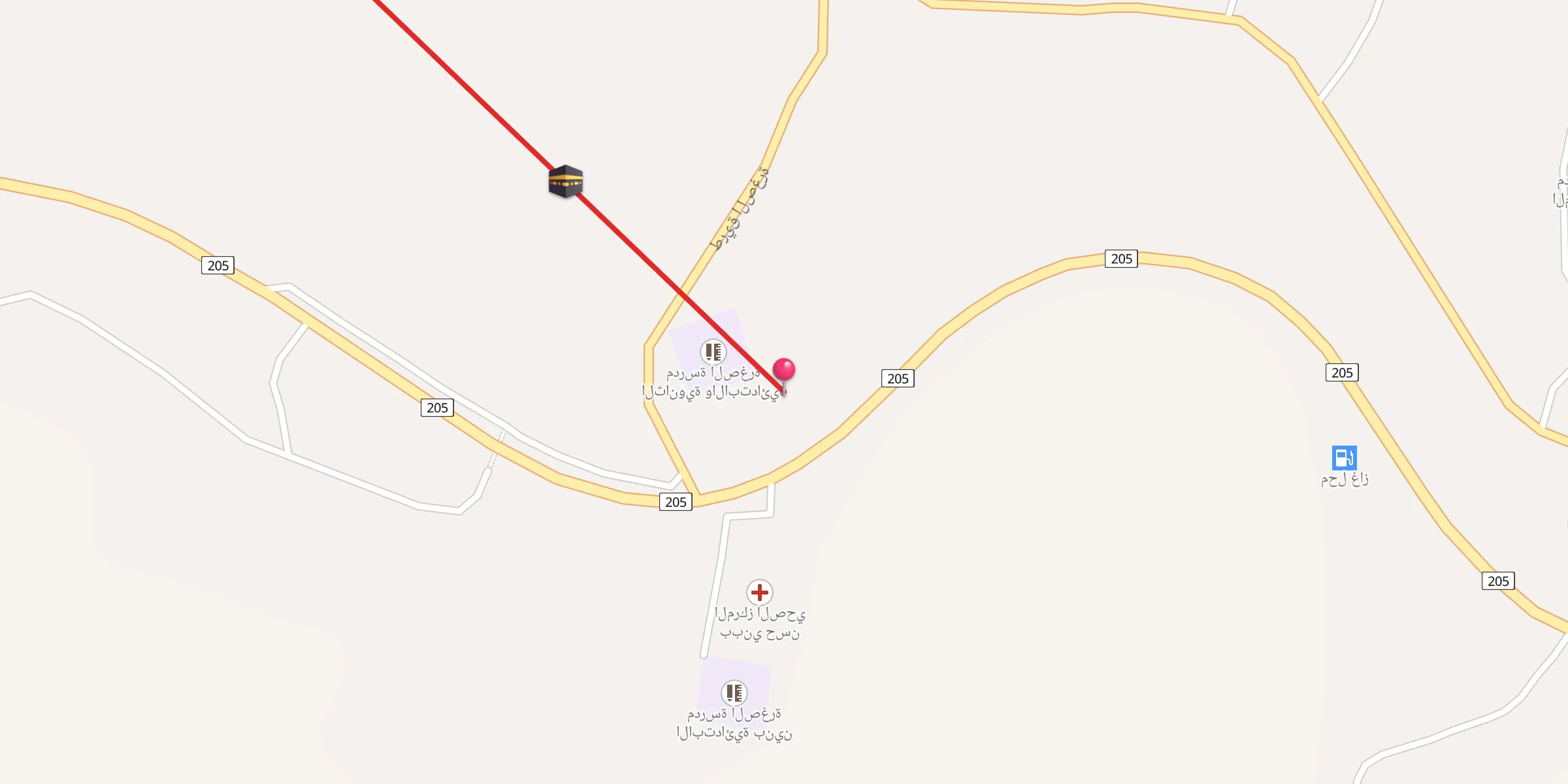 Carte de localisation : جامع التوحيد