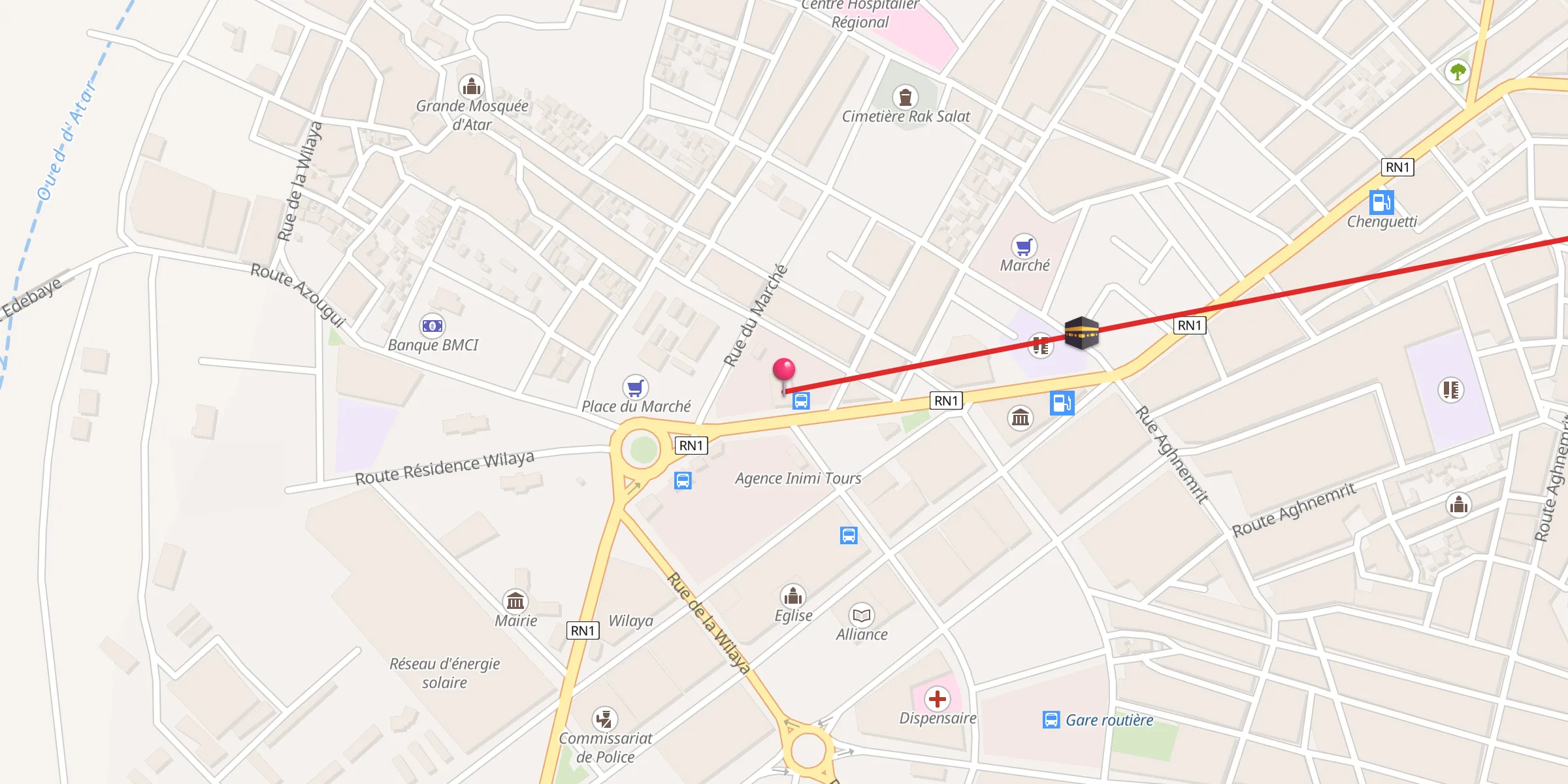 Carte de localisation : Mosquée Hamdi مسجد حمدي