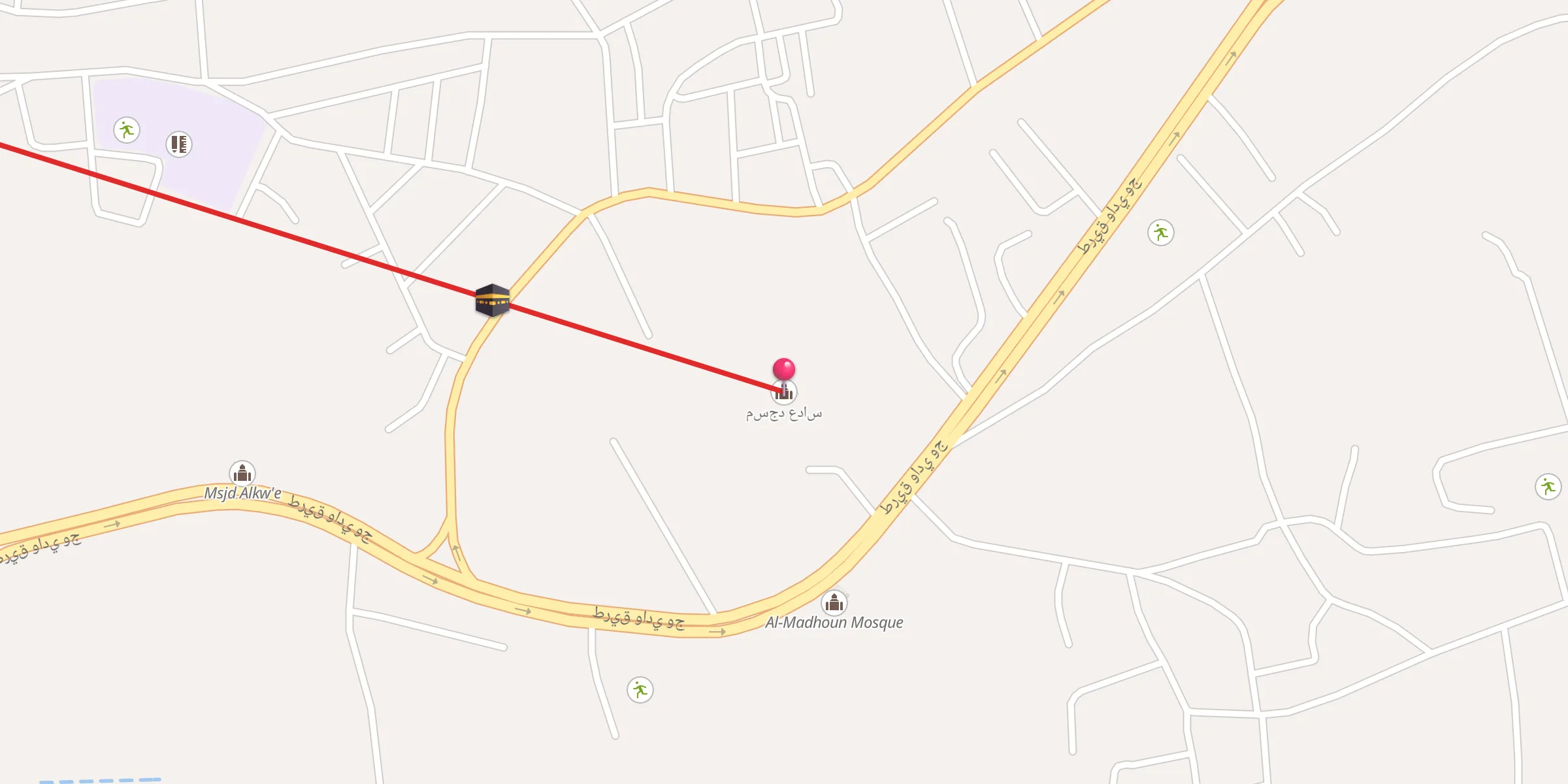 Carte de localisation : مسجد عداس