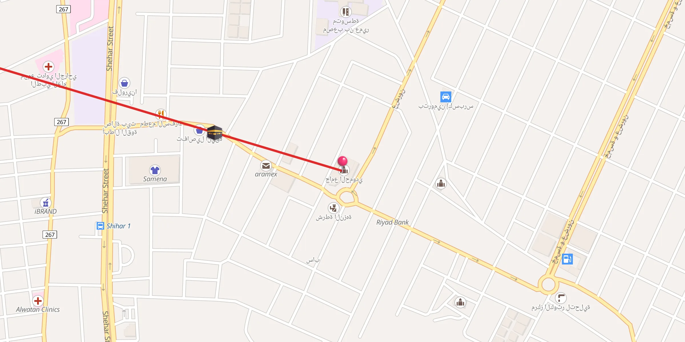 Carte de localisation : جامع الحمودي