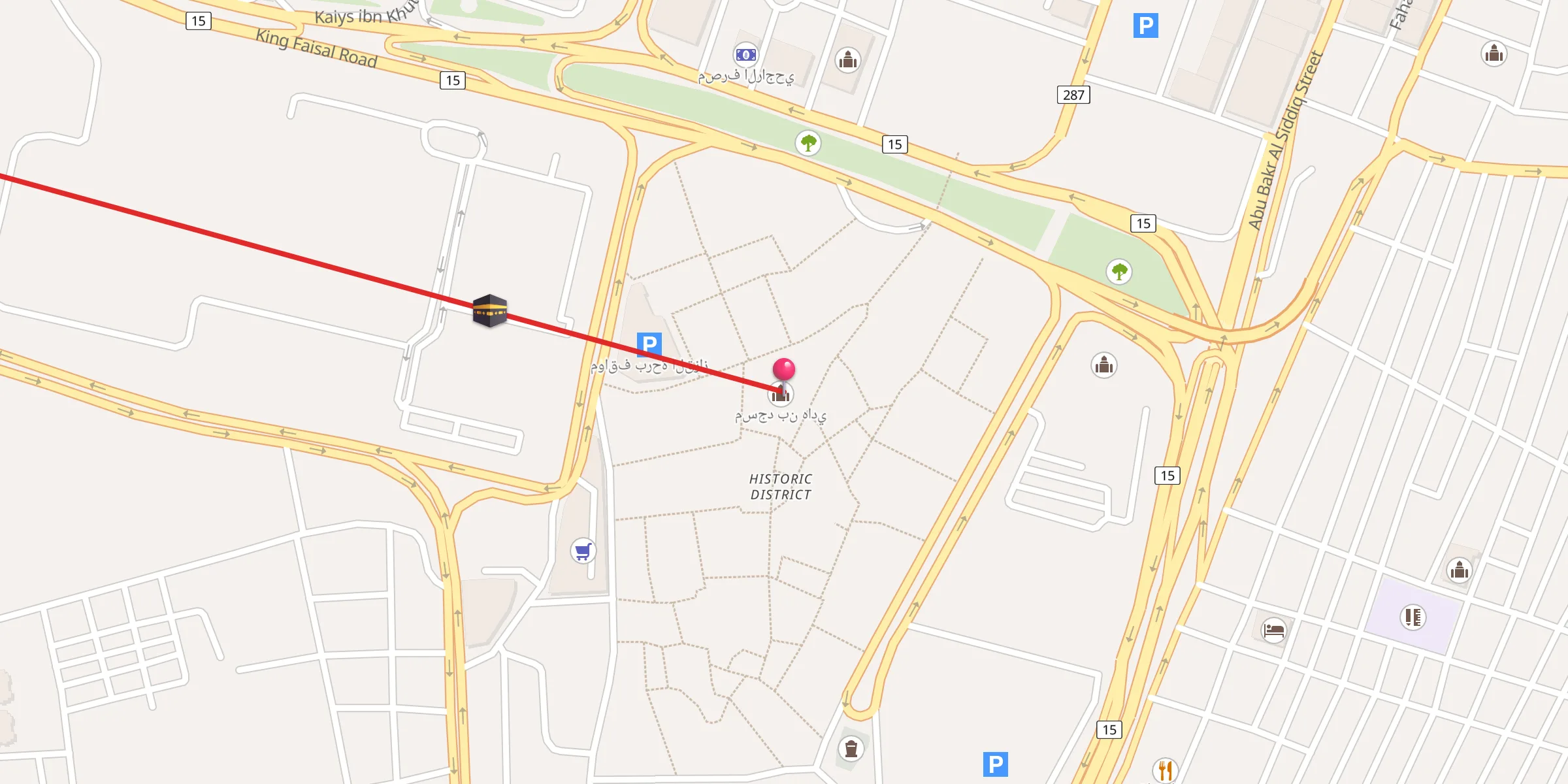 Carte de localisation : مسجد بن هادي