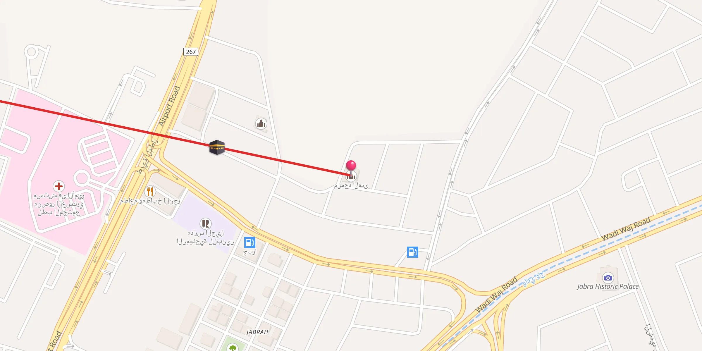 Carte de localisation : مسجد الهدى