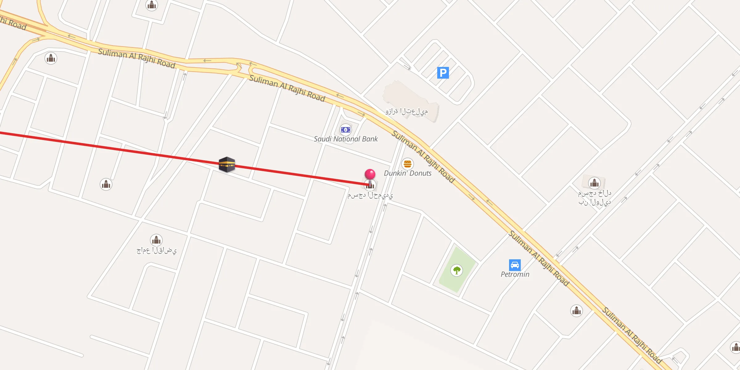 Carte de localisation : مسجد الحميدي