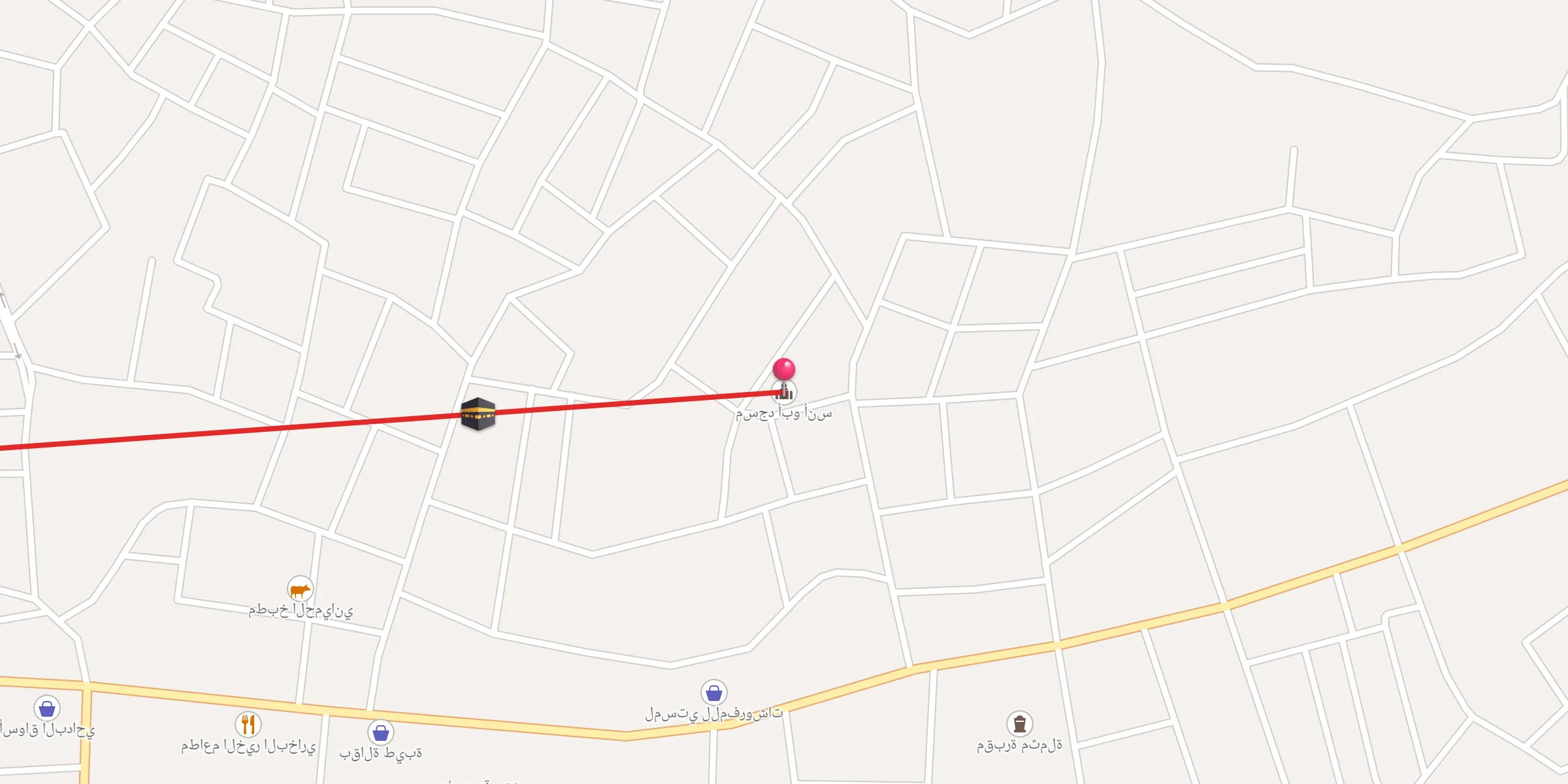 Carte de localisation : مسجد أبو أنس