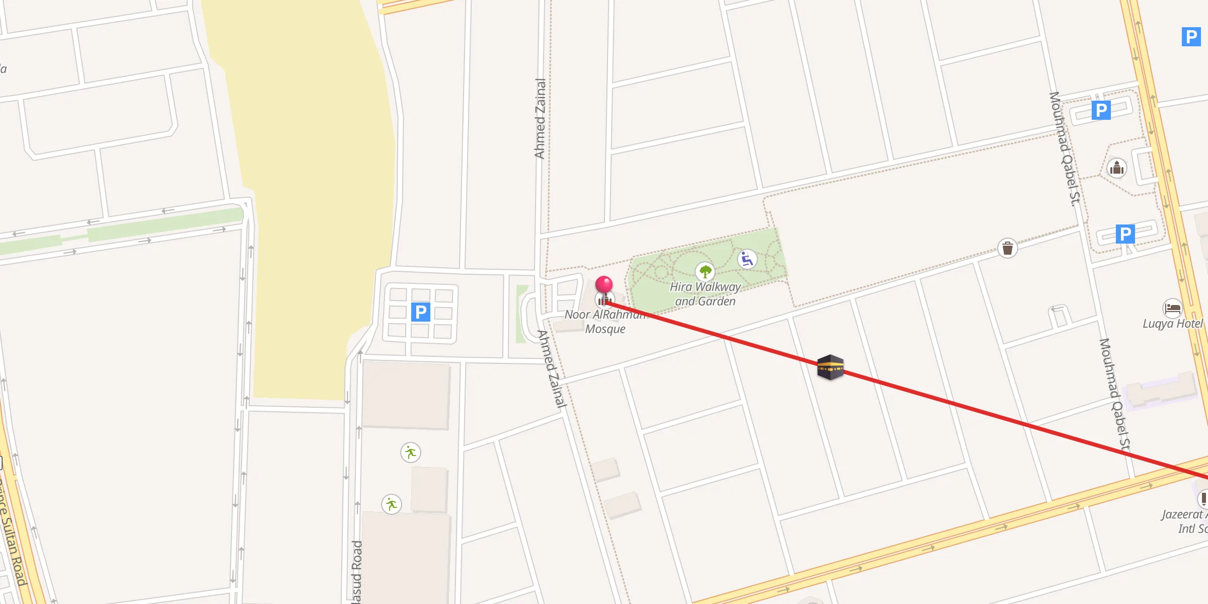 Carte de localisation : Noor AlRahman Mosque