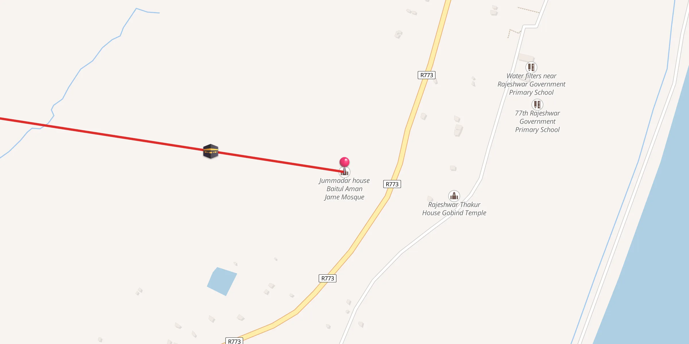 Carte de localisation : Jummadar house Baitul Aman Jame Mosque