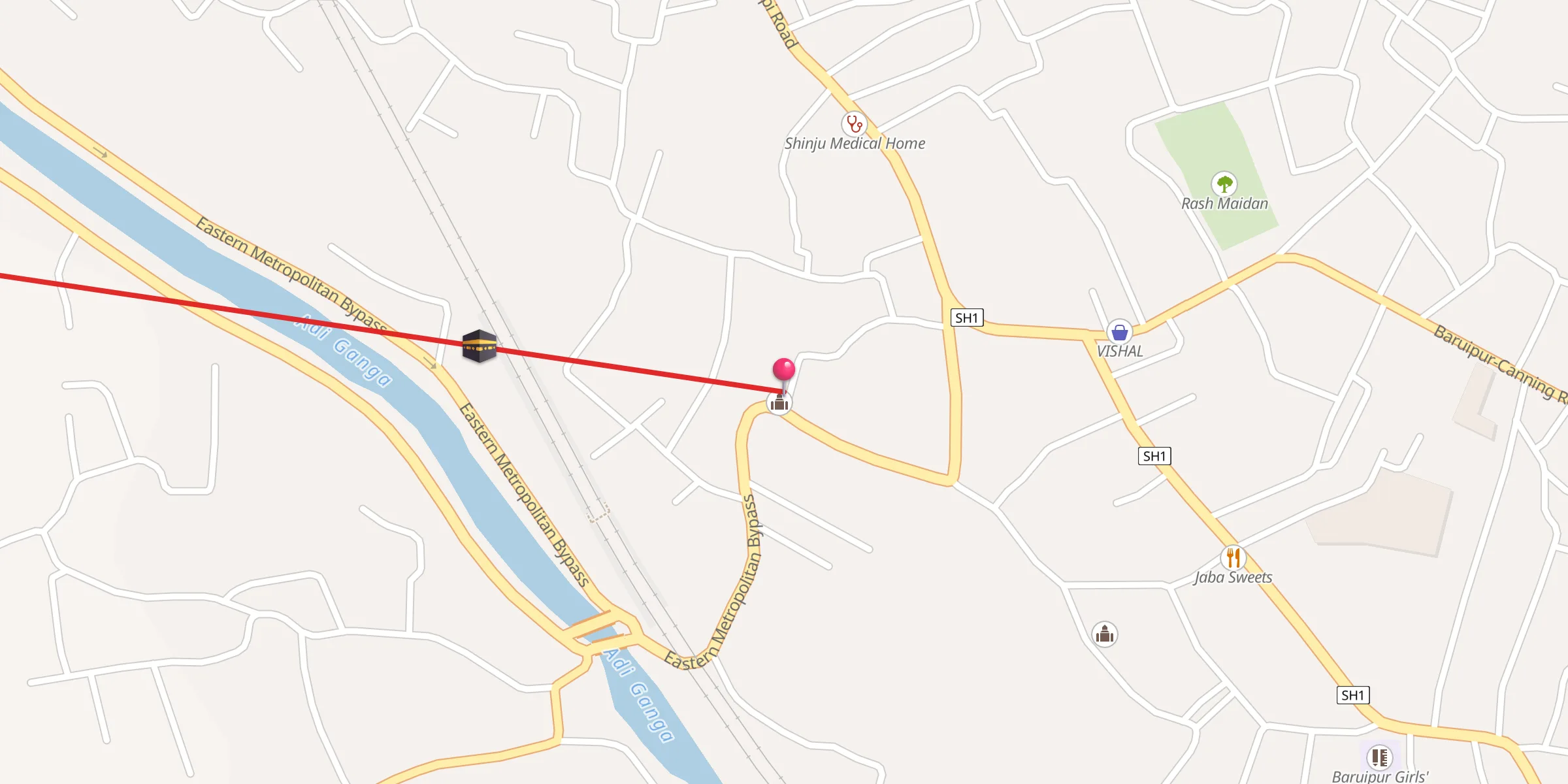 Carte de localisation : Mosquée