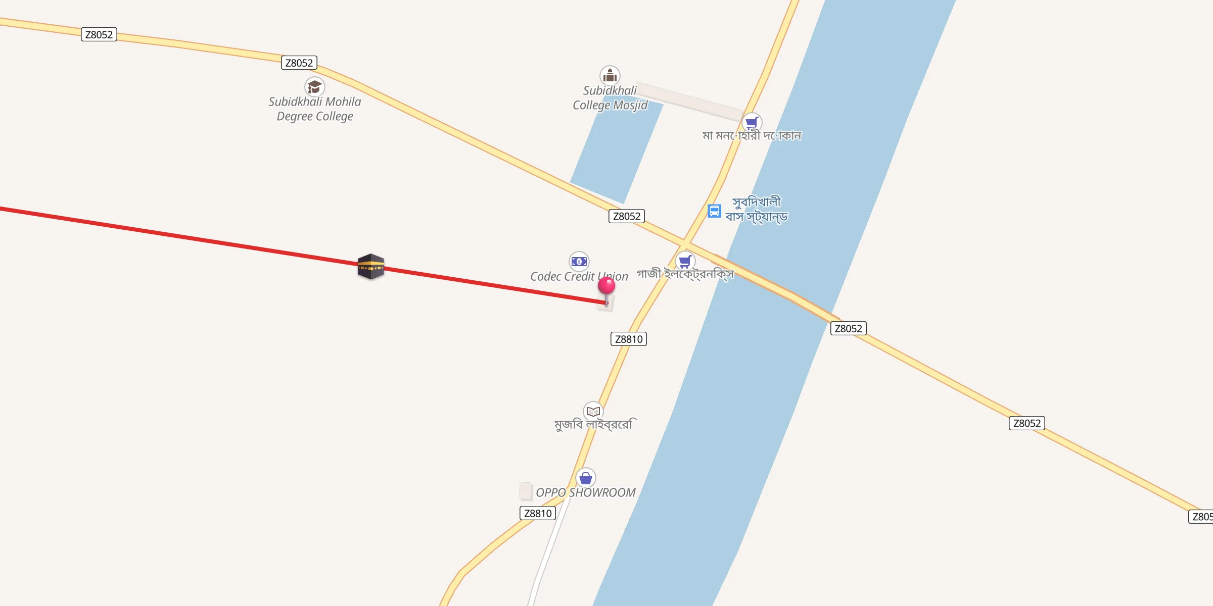 Carte de localisation : Darusunnat Jame Mosjid