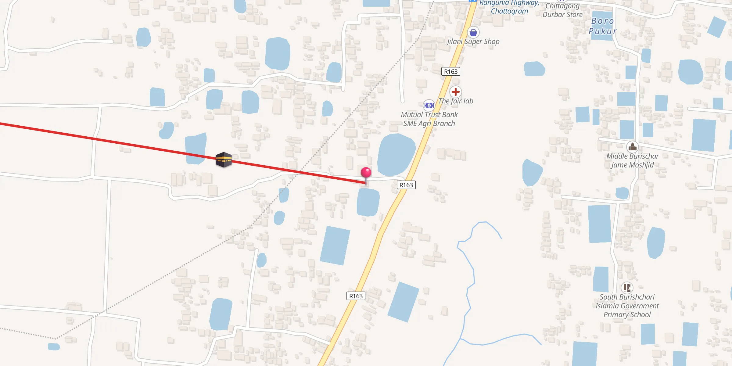 Carte de localisation : Haji Hamid Sharif Road Jame Masjid, Haji Hamid Sharif Road, Chattogram