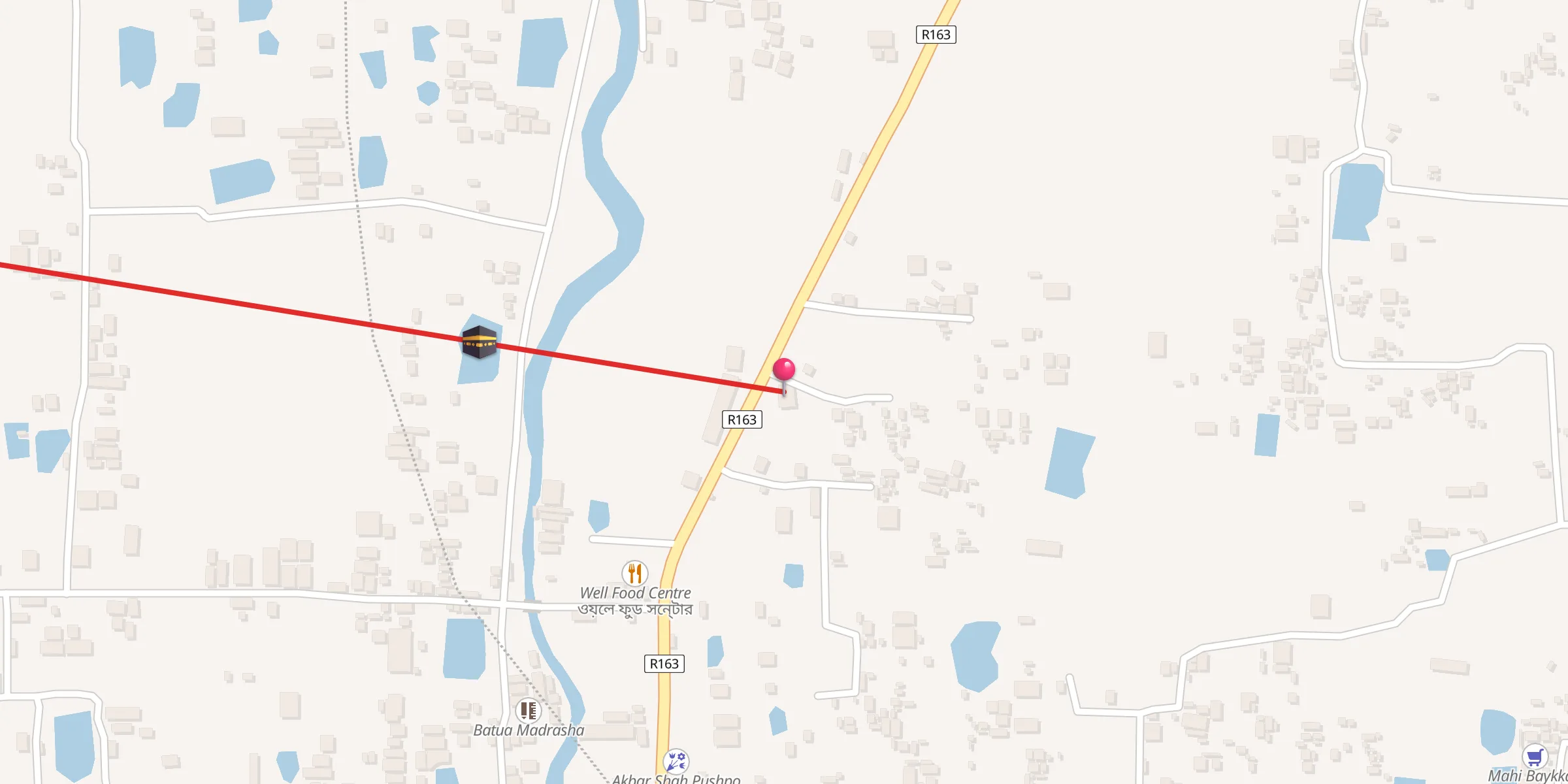 Carte de localisation : Al Falah Jaame Masjid, Kaptai Rd, Chattogram