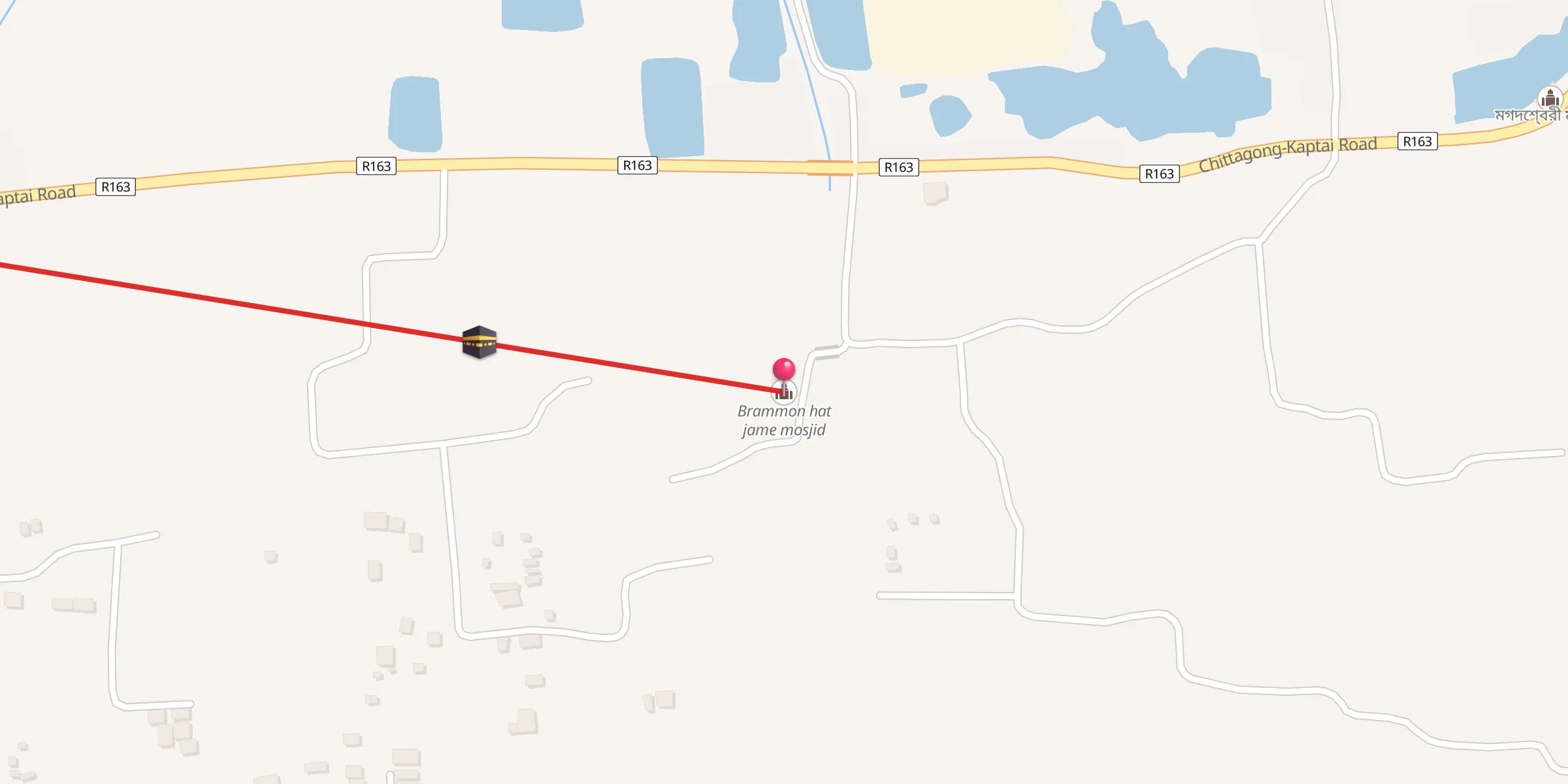 Carte de localisation : Brammon hat jame mosjid