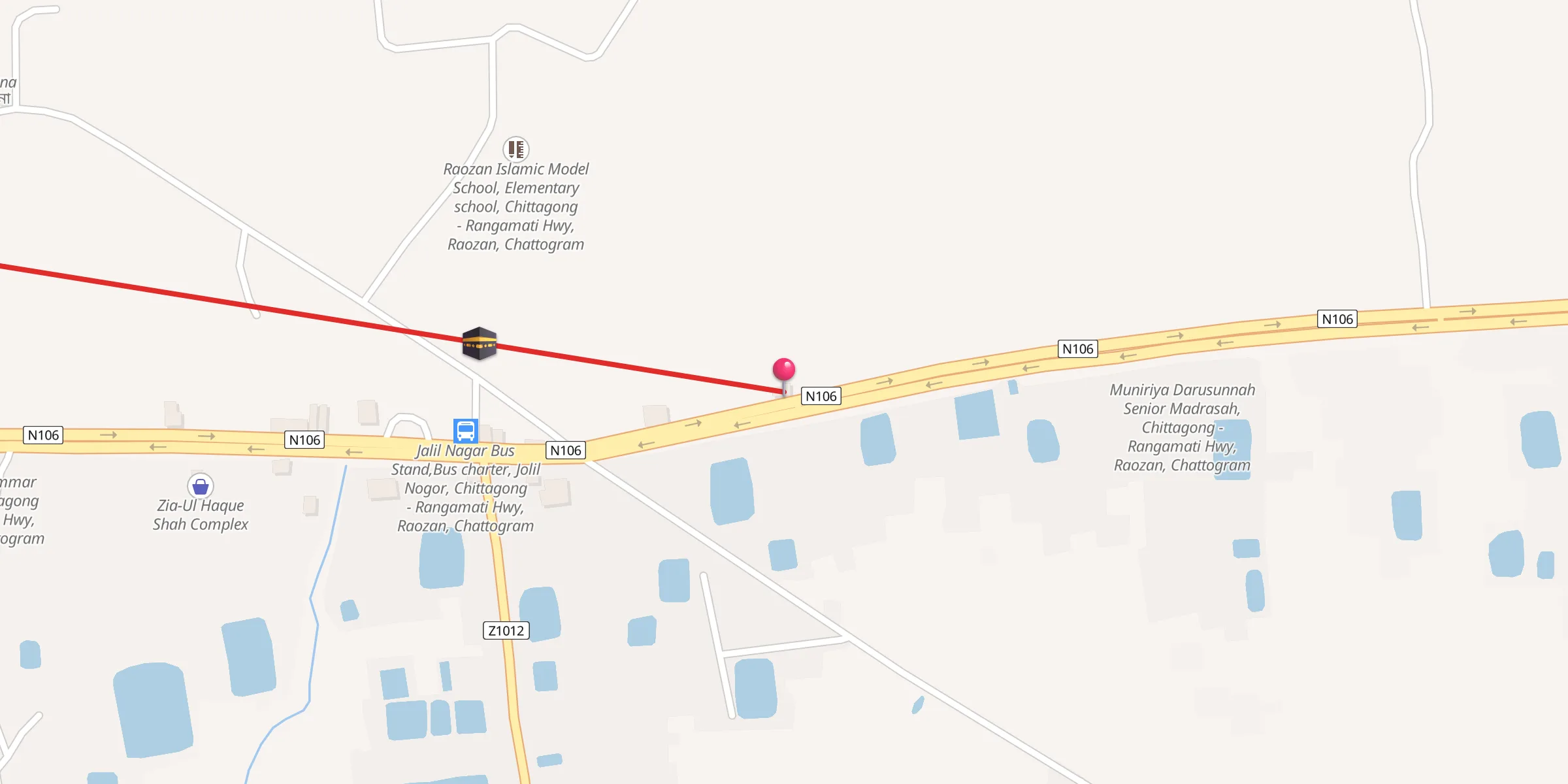 Carte de localisation : S B Jamee Mosque