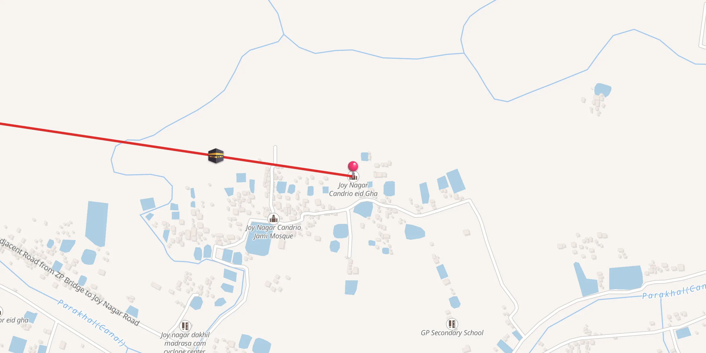 Carte de localisation : Joy Nagar Candrio eid Gha