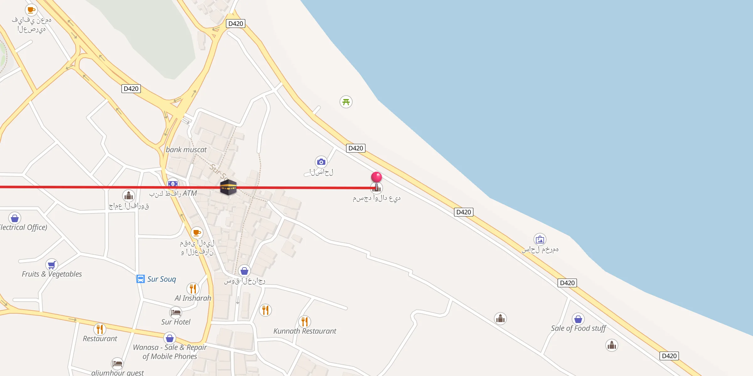 Carte de localisation : مسجد أولاد عيد