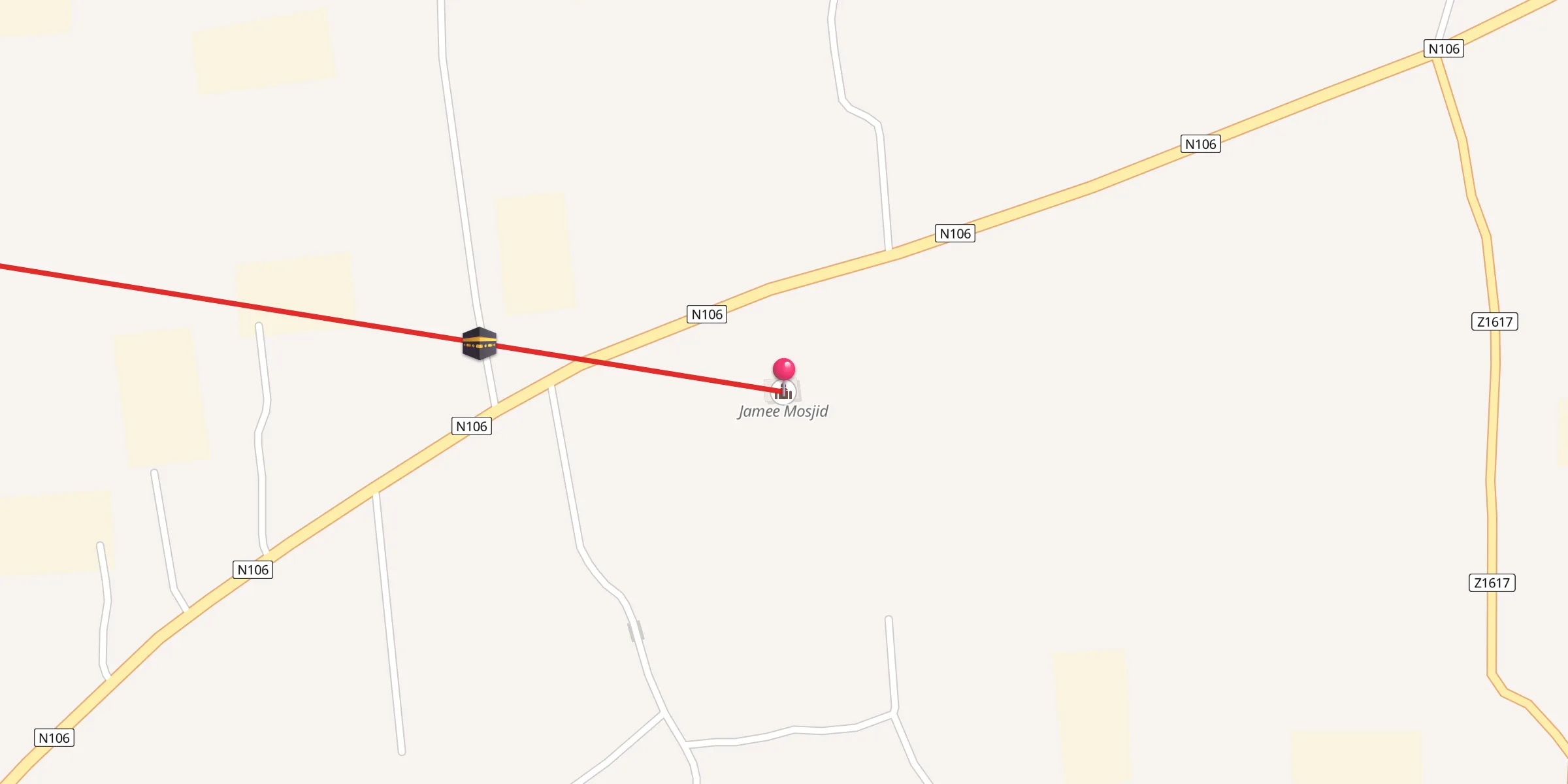Carte de localisation : Jamee Mosjid