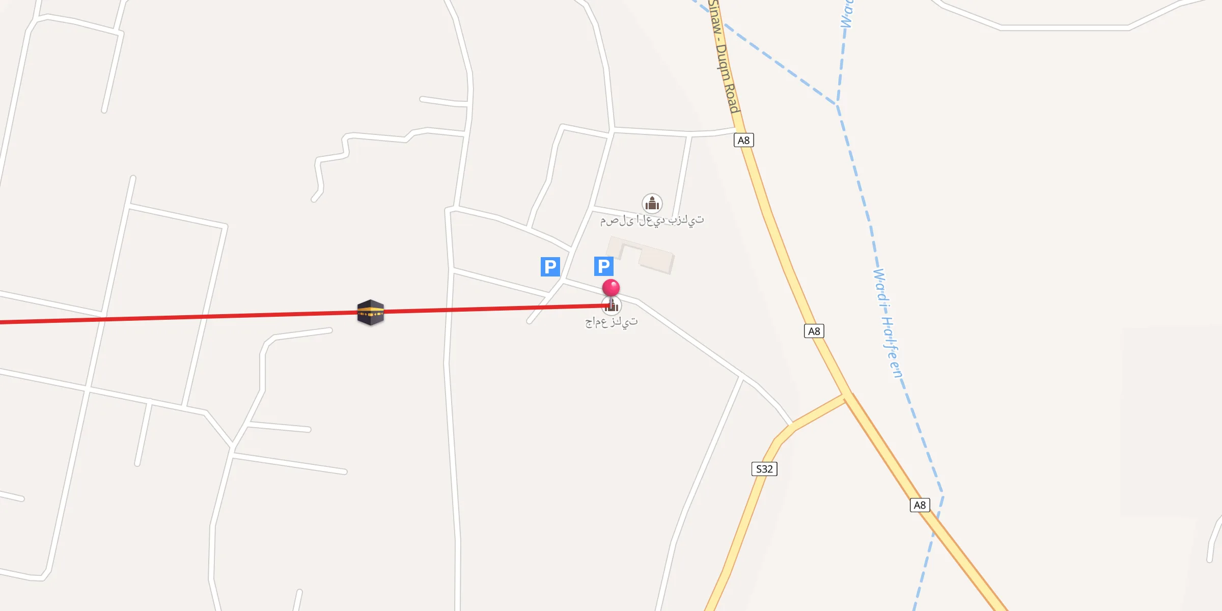 Carte de localisation : جامع زكيت