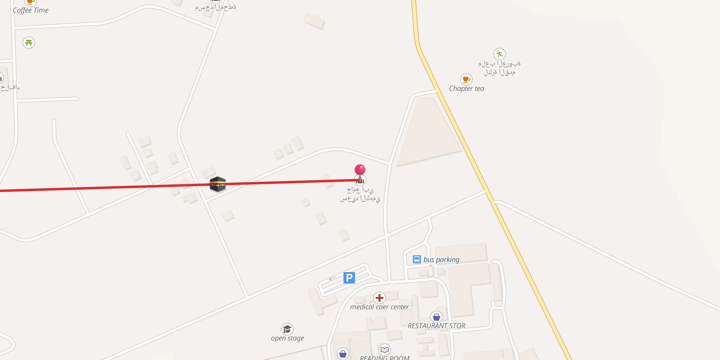 Carte de localisation : جامع أبي سعيد الكدمي