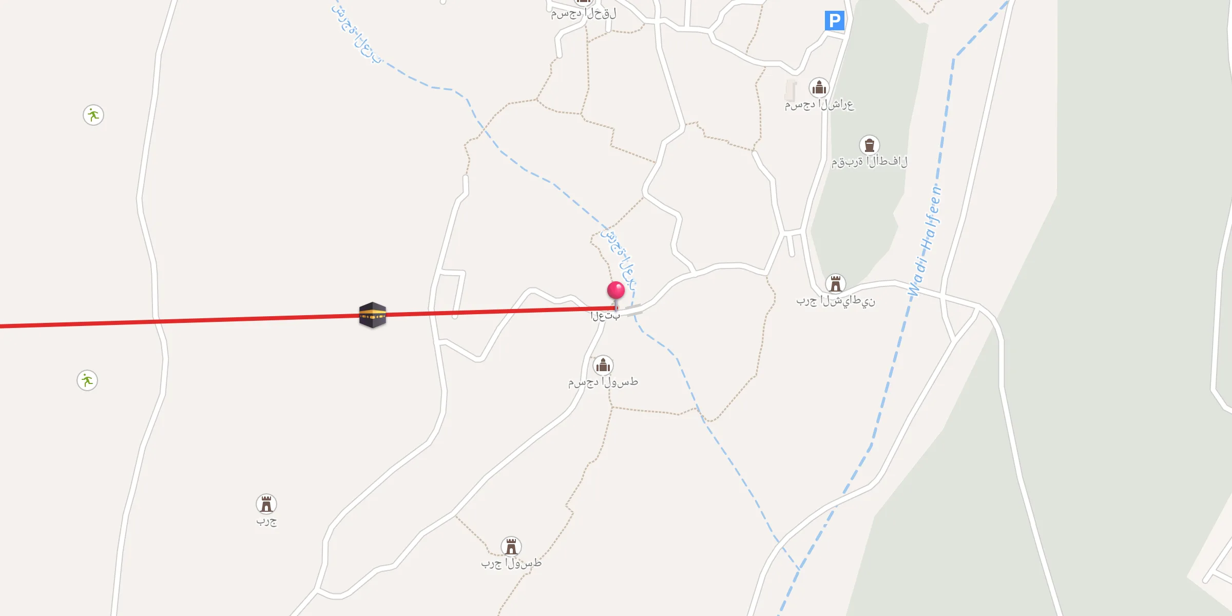 Carte de localisation : مسجد الشريعة